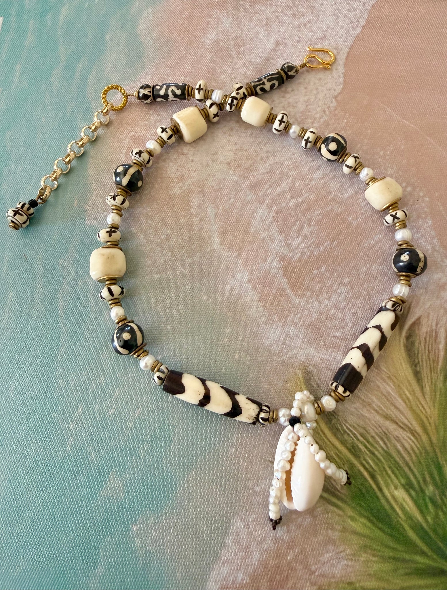 Coastal Cowrie Soul Ocean Necklace