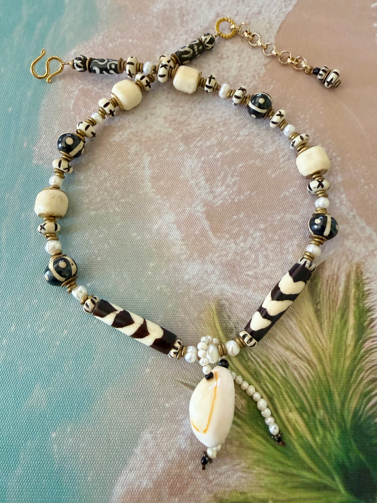 Coastal Cowrie Soul Ocean Necklace
