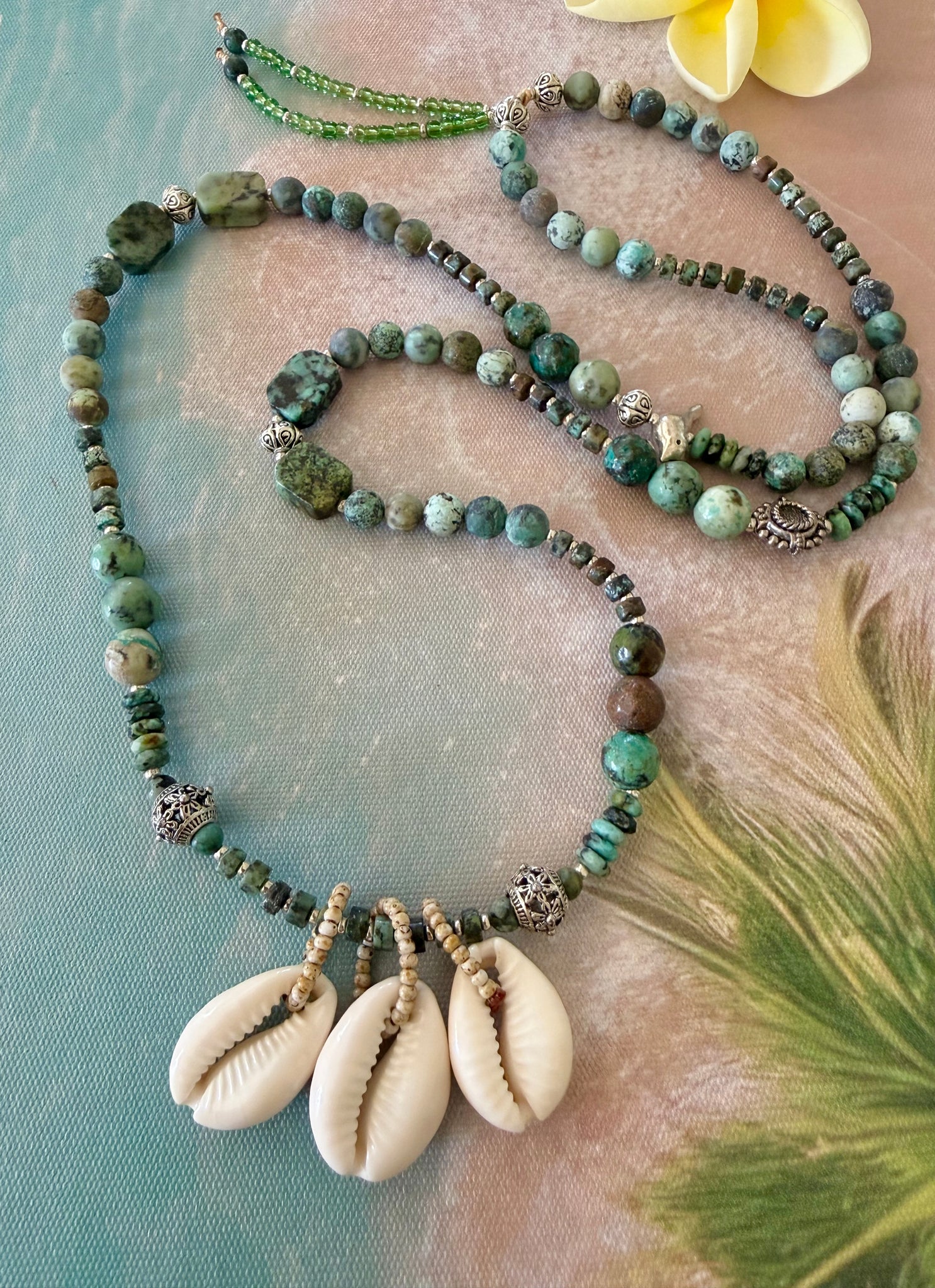 Ocean Turquoise Shell Necklace