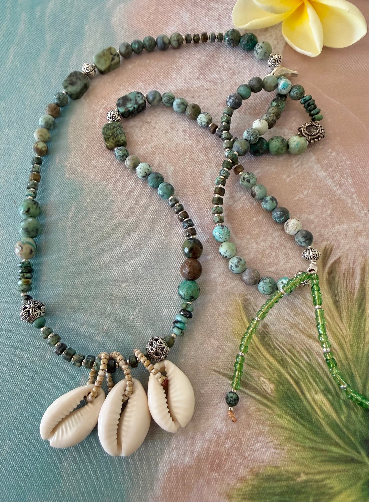 Ocean Turquoise Shell Necklace