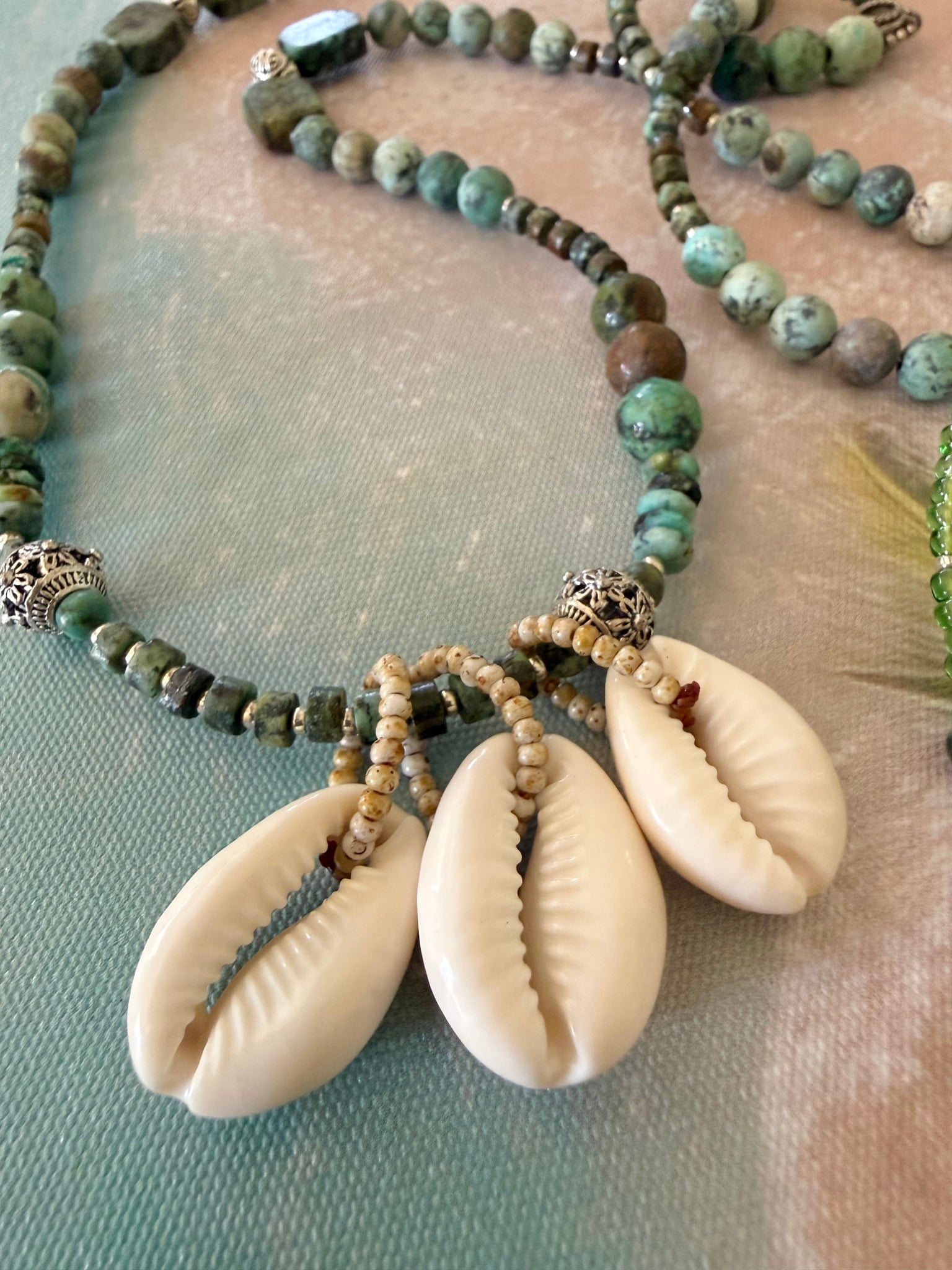 Ocean Turquoise Shell Necklace