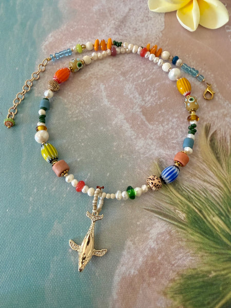 Mermaid Coast Whale Necklace