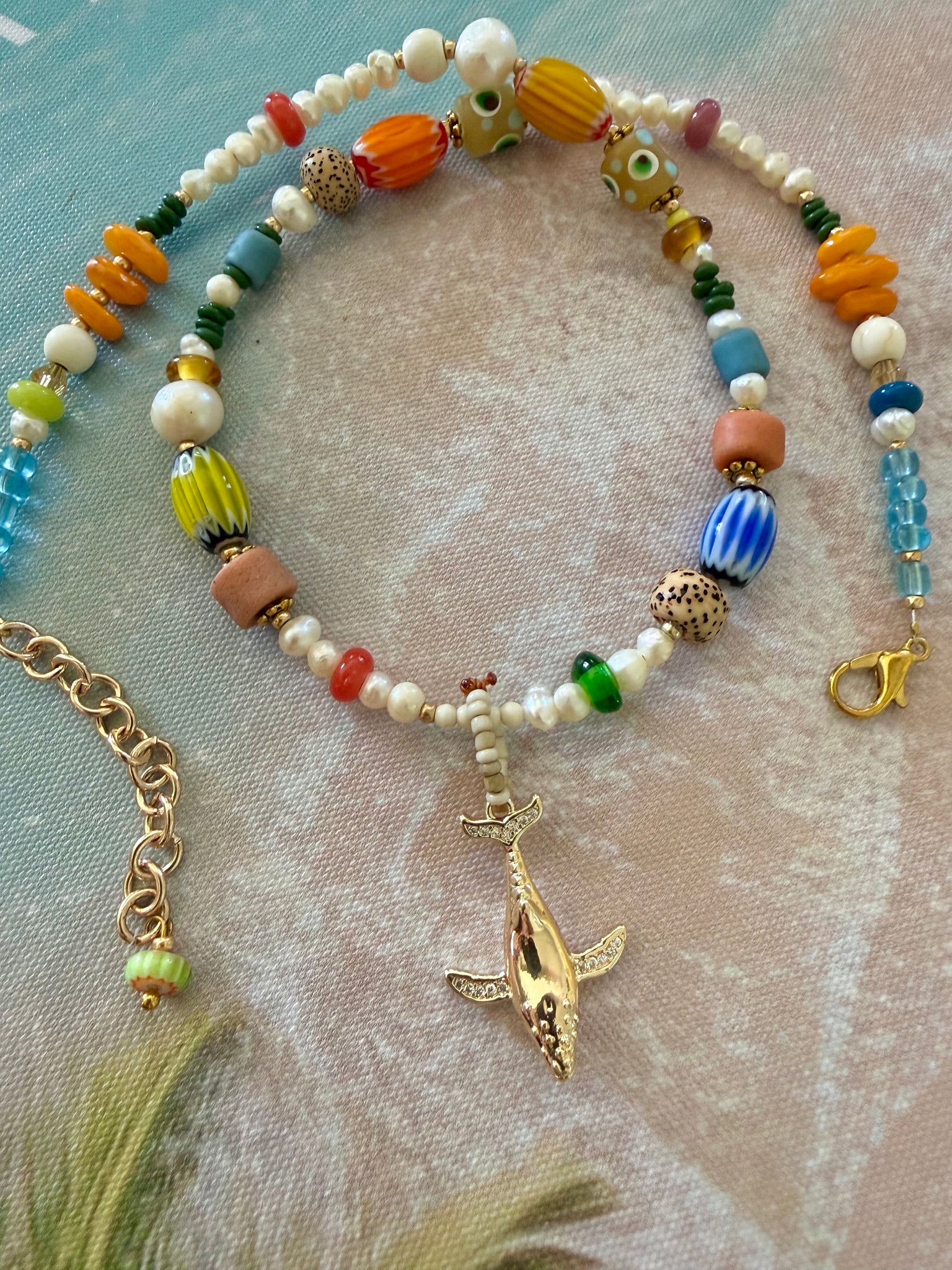 Mermaid Coast Whale Necklace