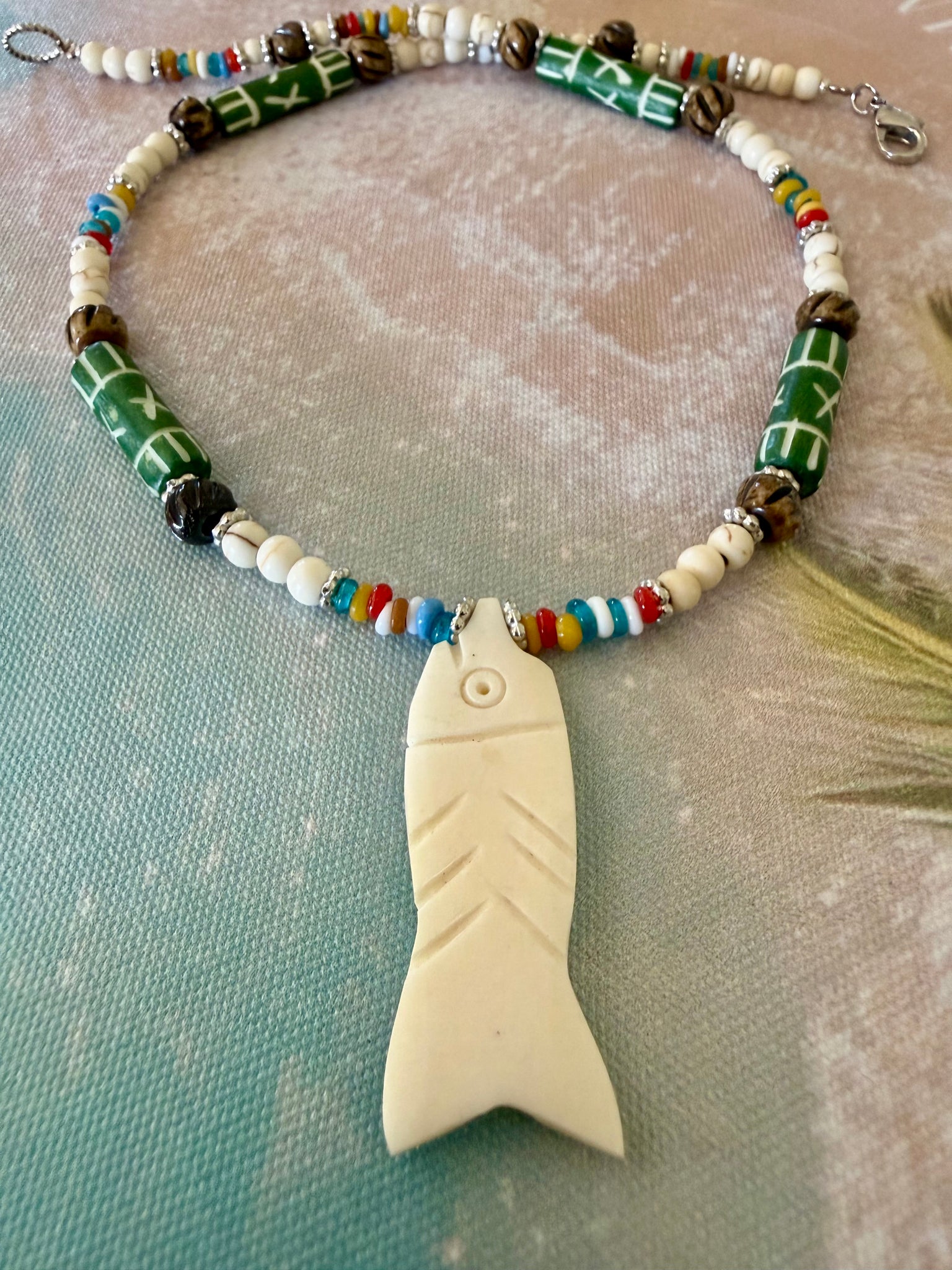 Bali Tribal Fish Necklace