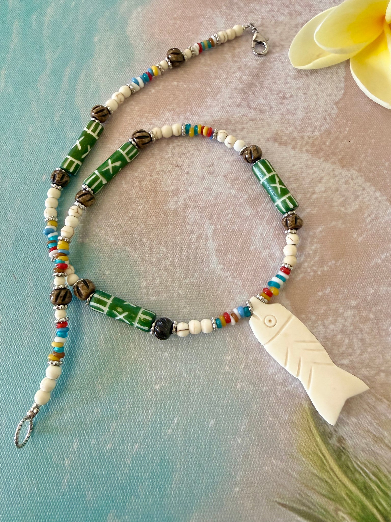 Bali Tribal Fish Necklace