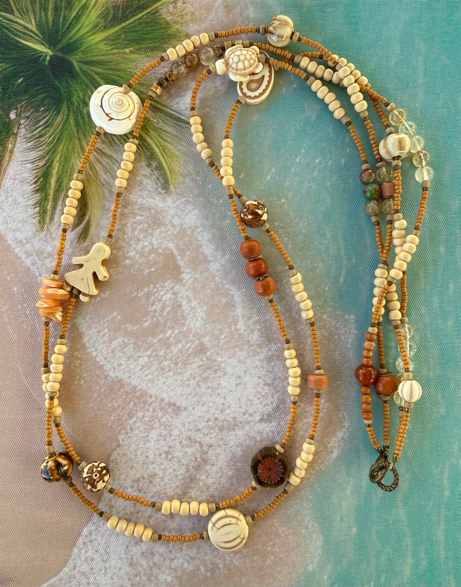 Island Wanderer Boho Shell Necklace