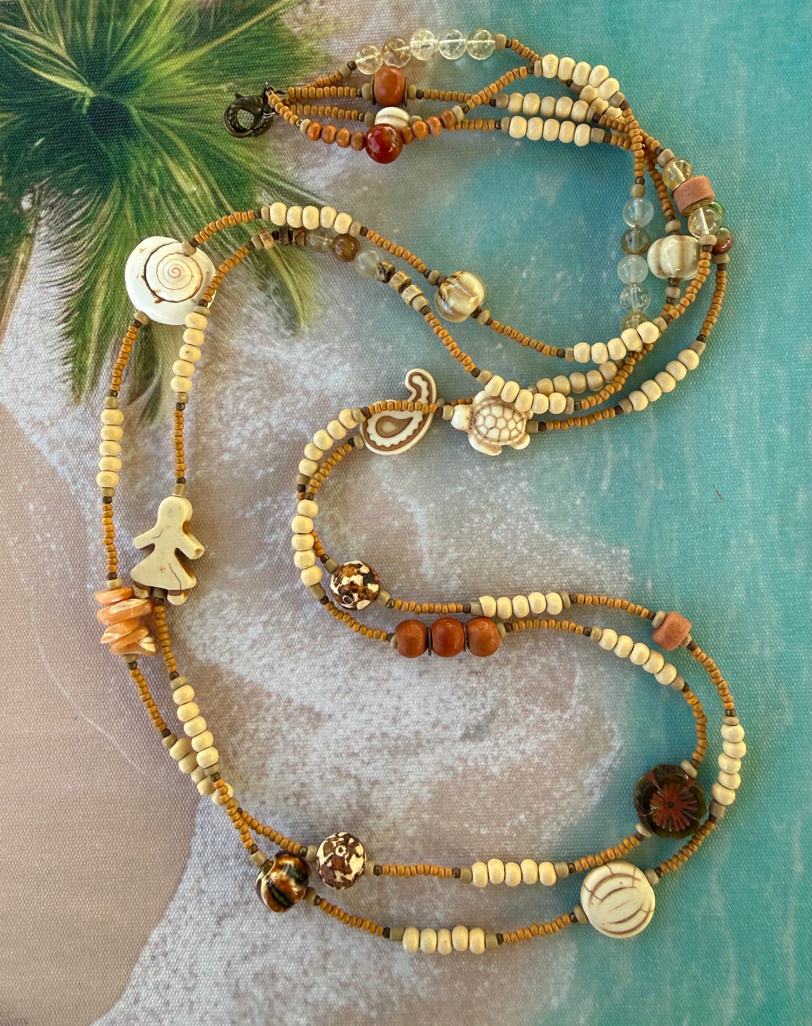 Island Wanderer Boho Shell Necklace