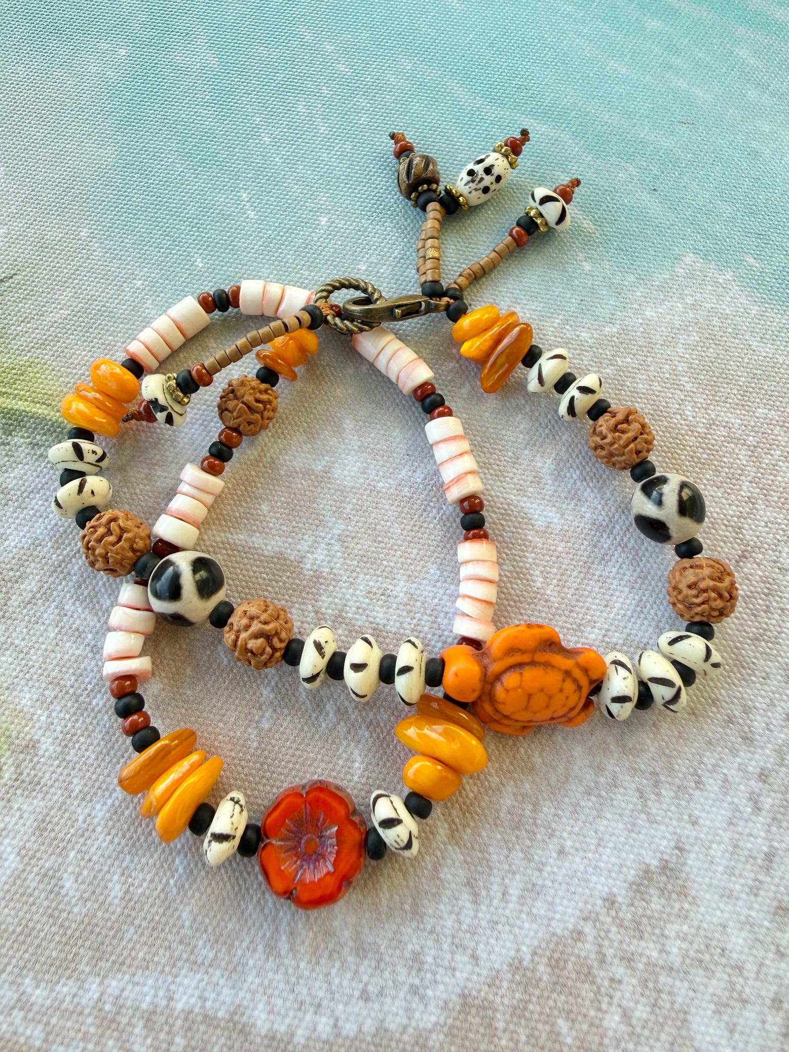 Boho Turtle Wrap Bracelet