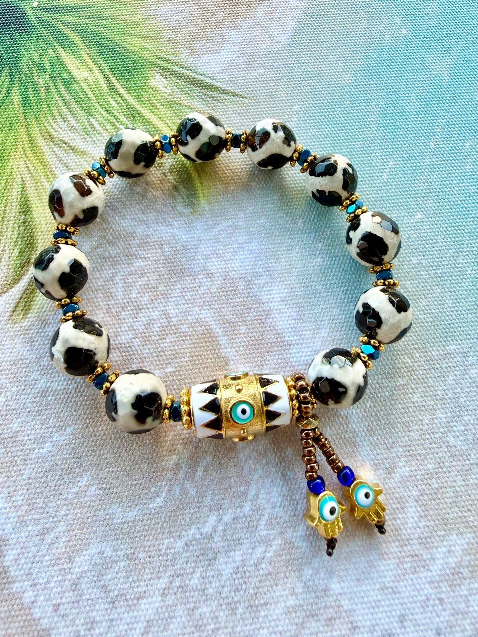 Evil Eye Tribal Island Artisan Bracelet