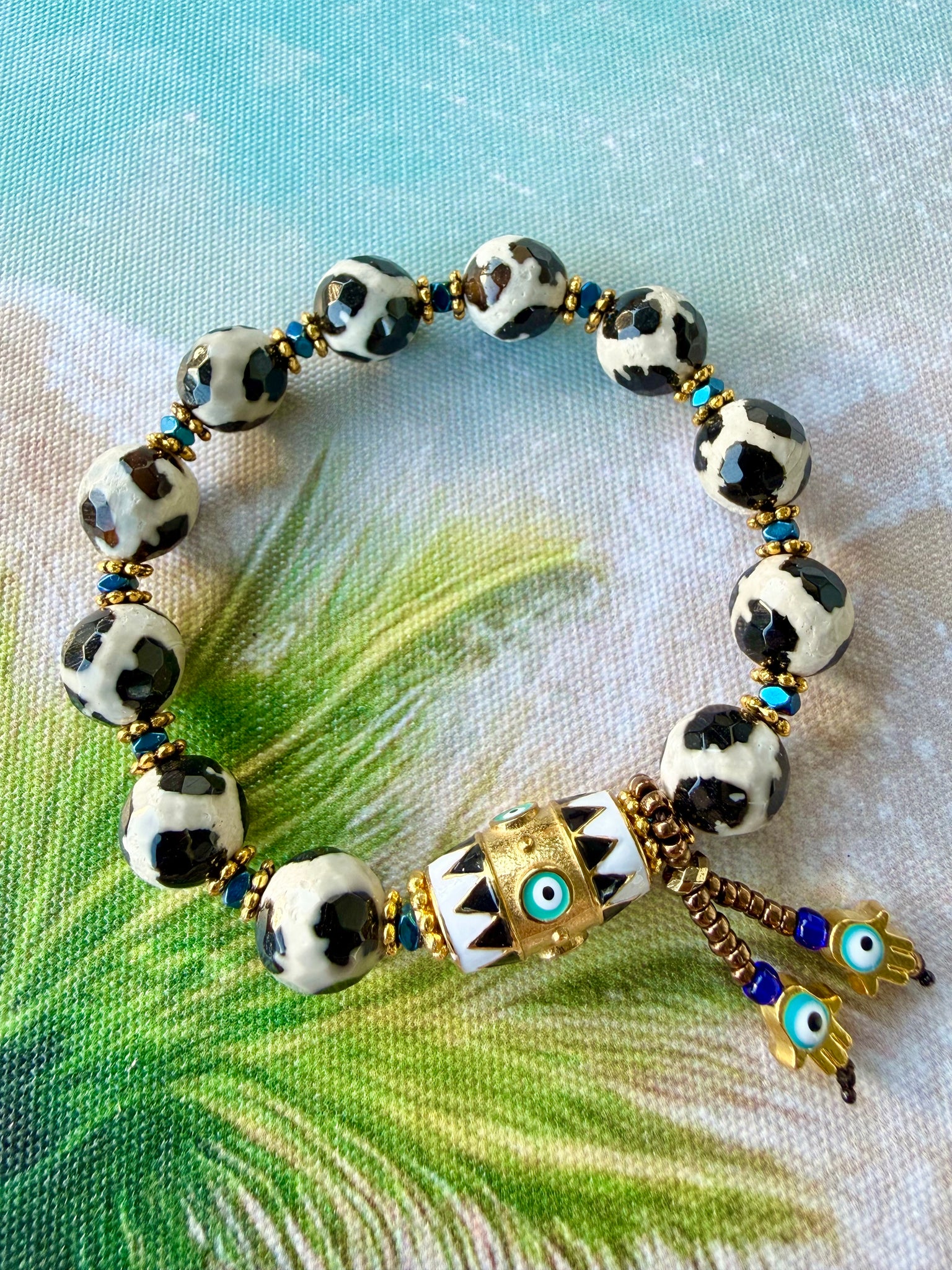 Evil Eye Tribal Island Artisan Bracelet