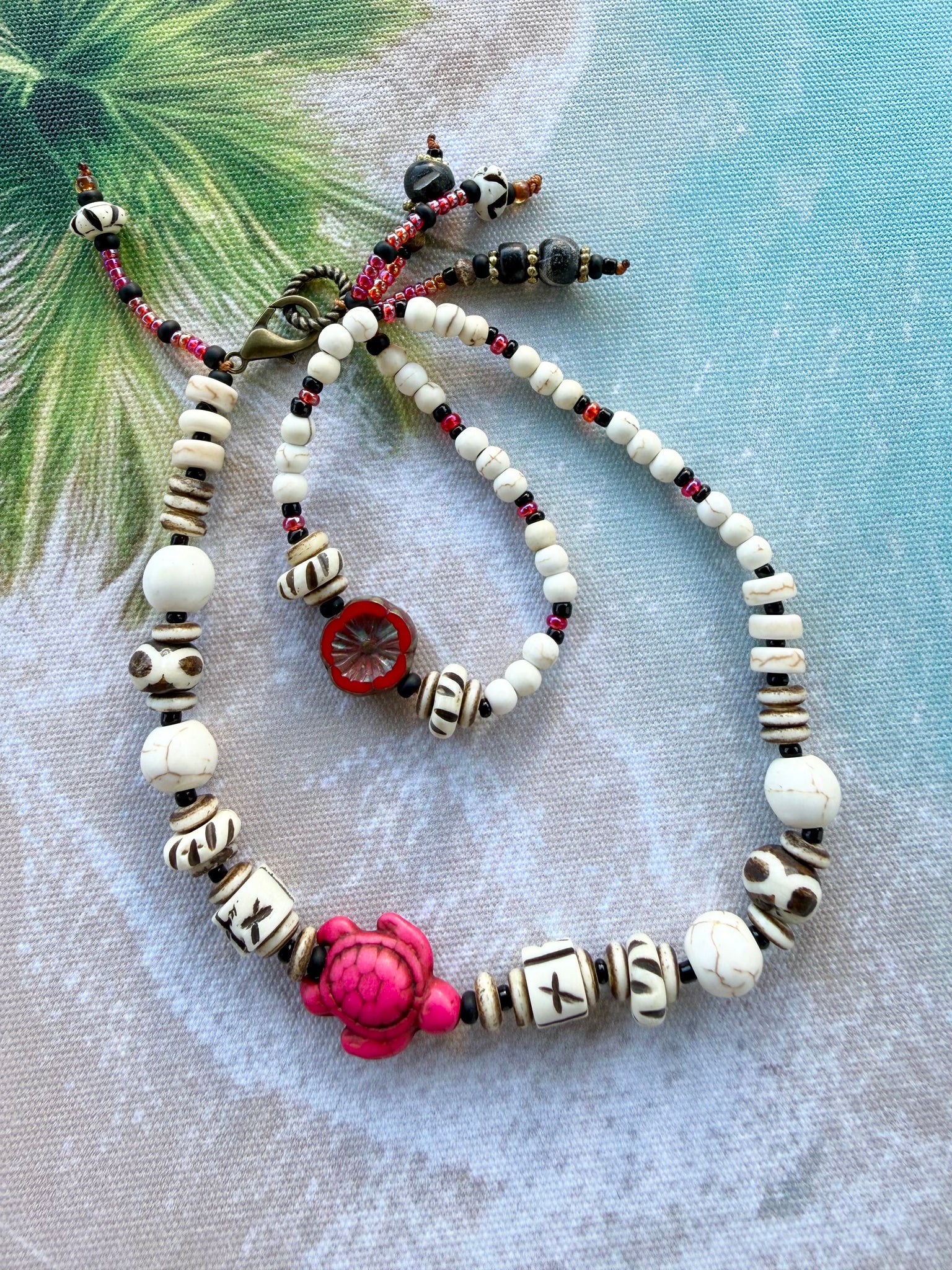 Turtle Charm Shell Wrap Bracelet