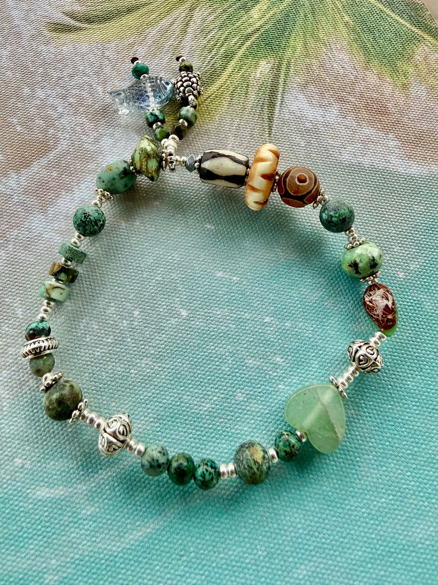 Boho Turquoise Stone Bracelet