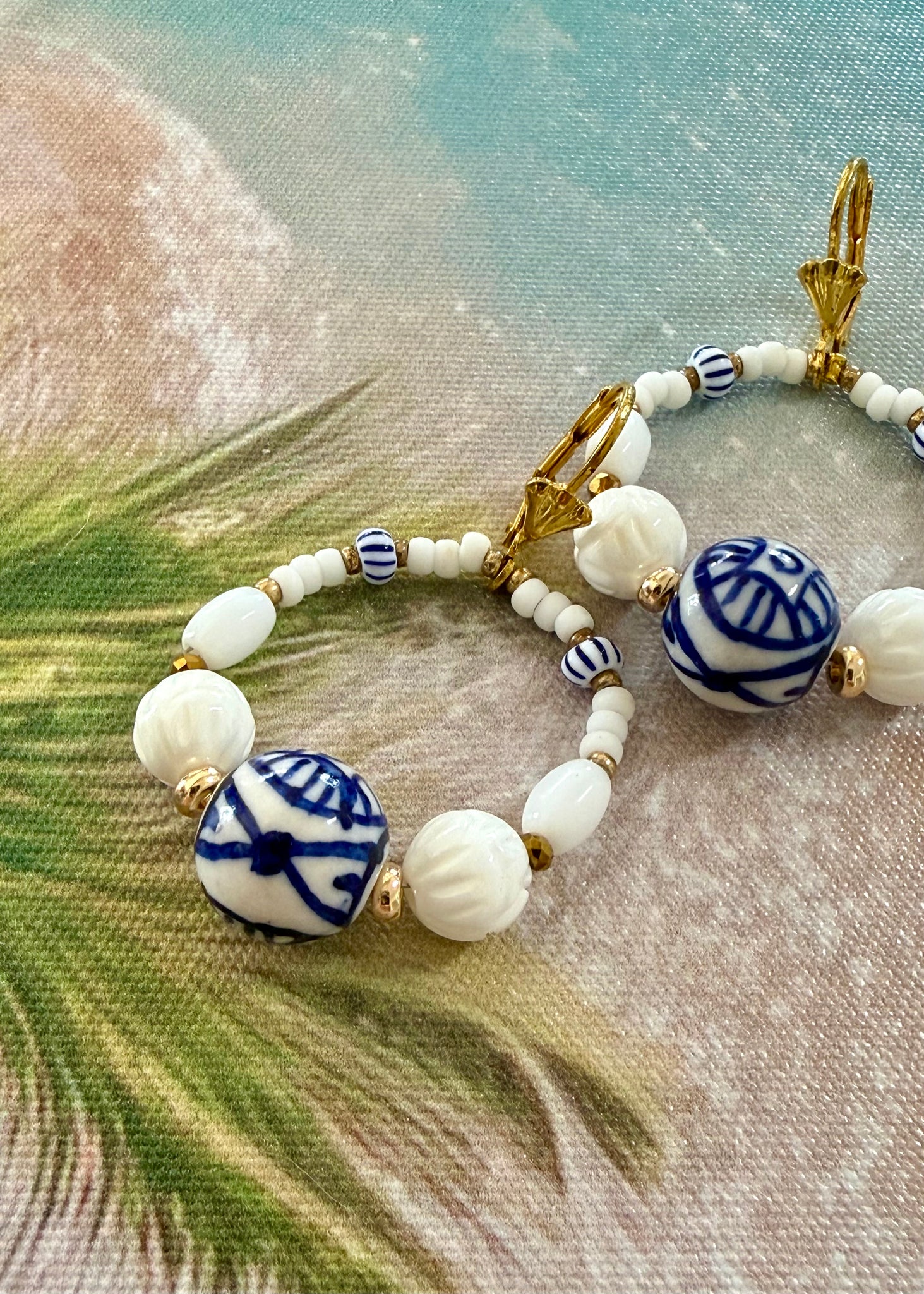 Palm Coastal Island Earrings