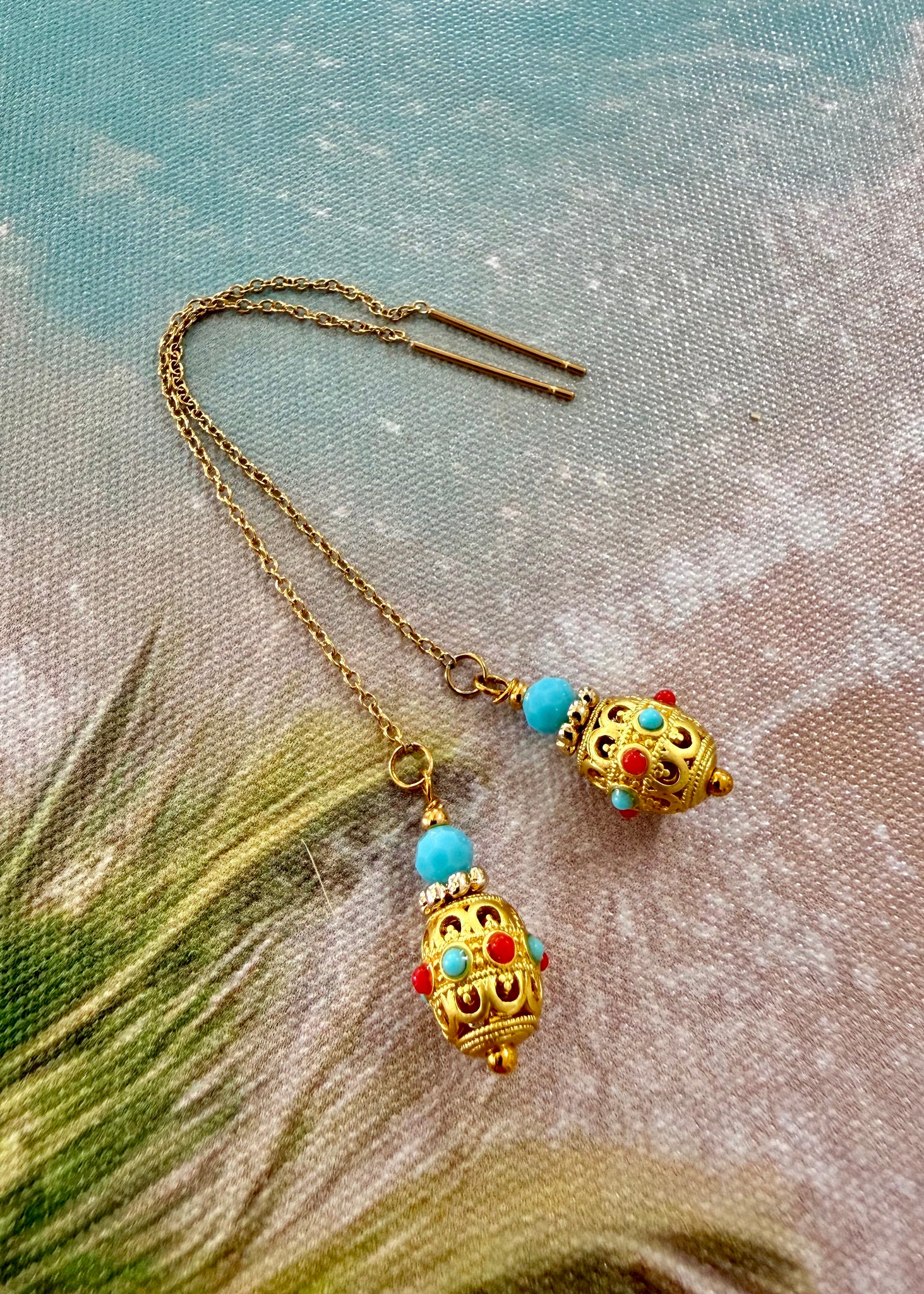 Gold Vermeil Vintage Earrings