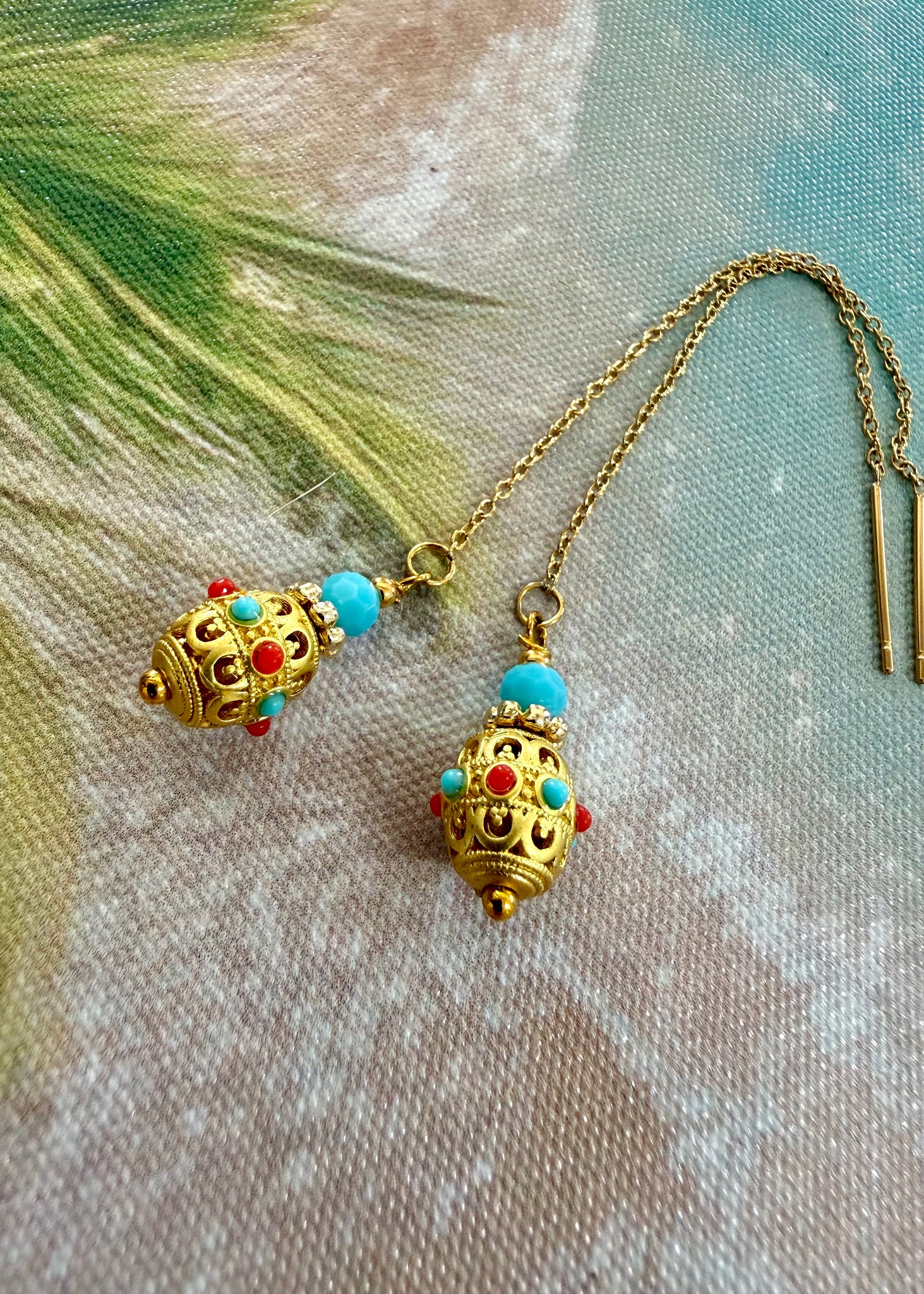 Gold Vermeil Vintage Earrings