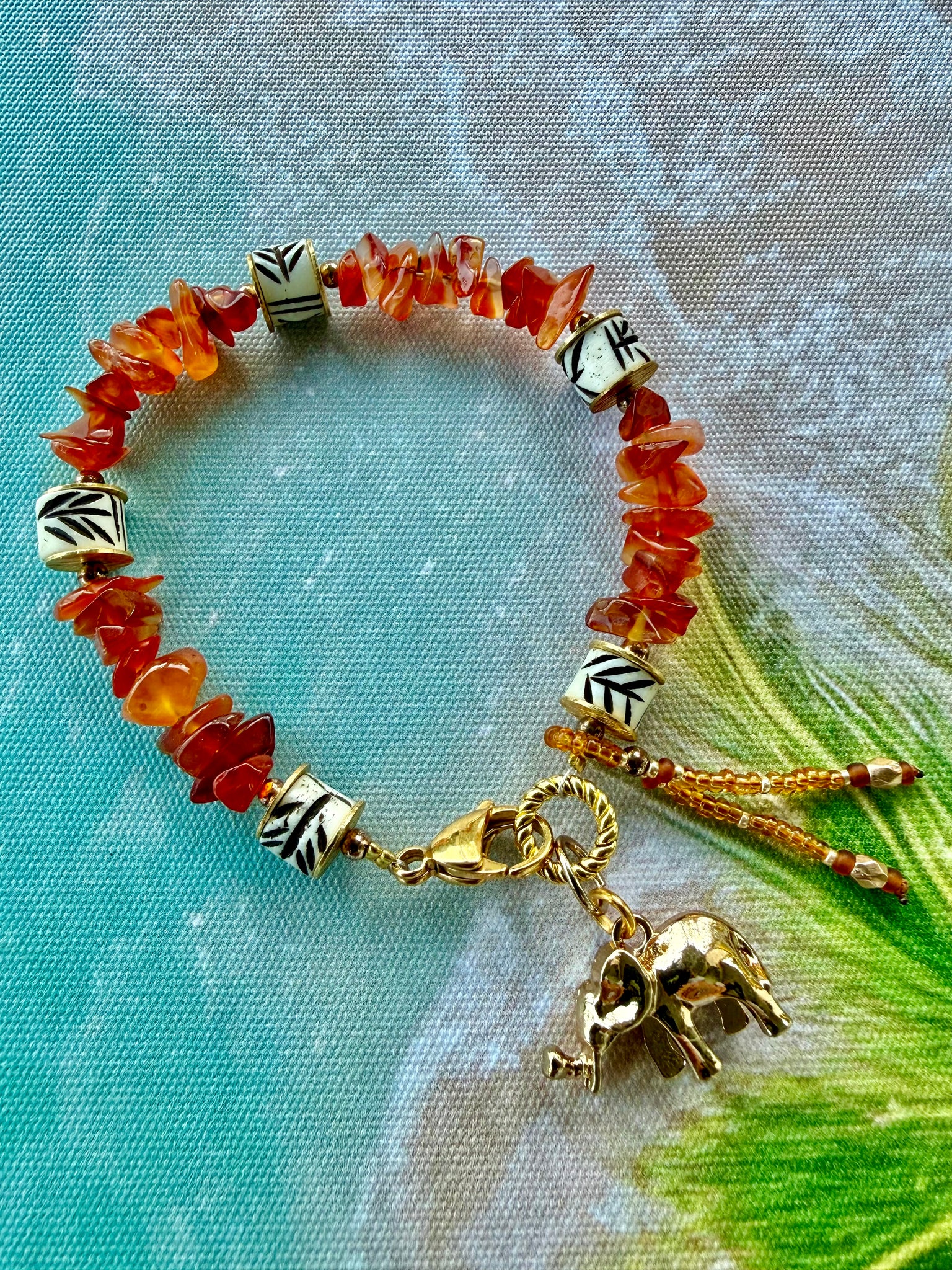 Desert Sunset Elephant Bracelet