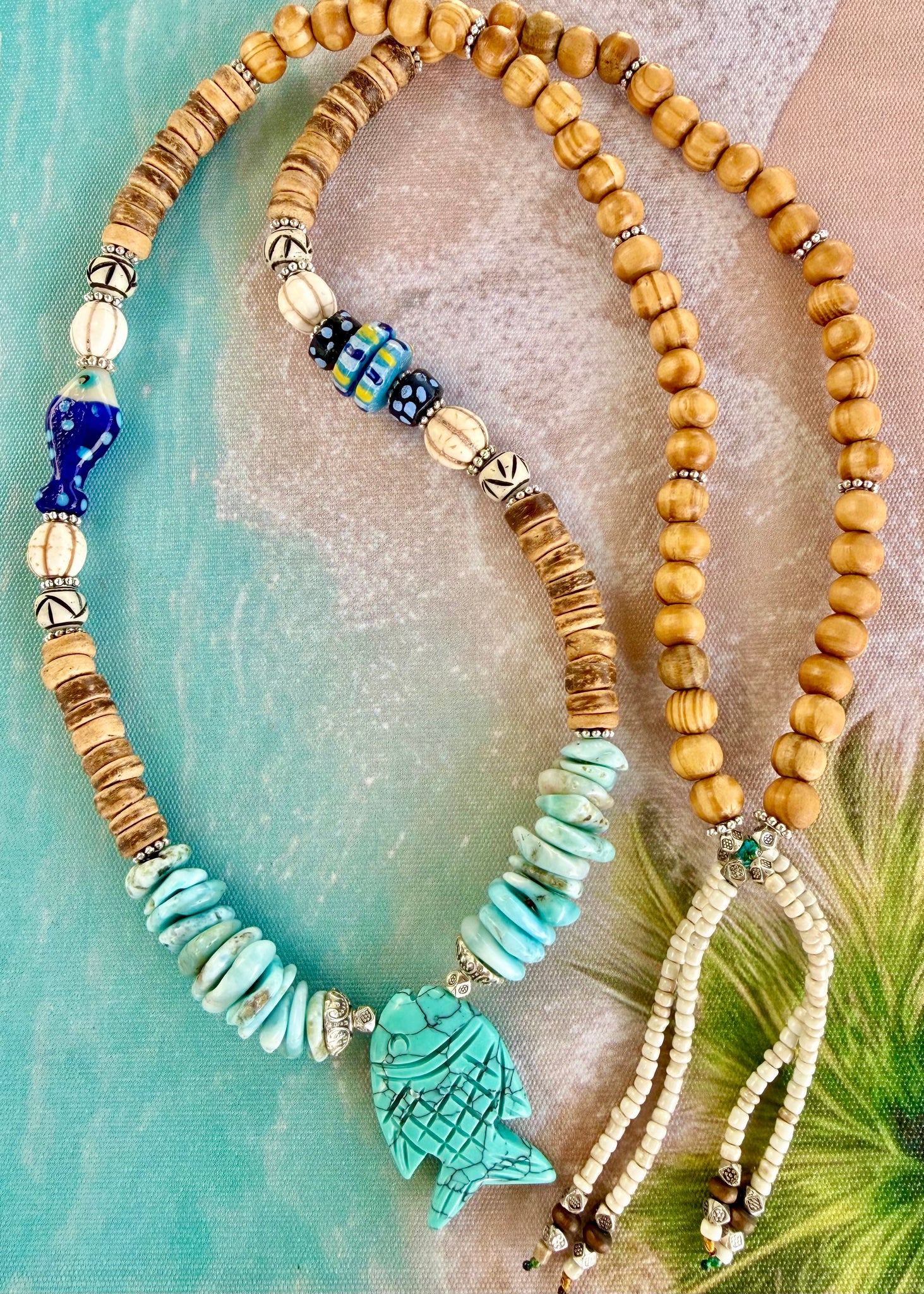Island Soul Fish Charm Necklace
