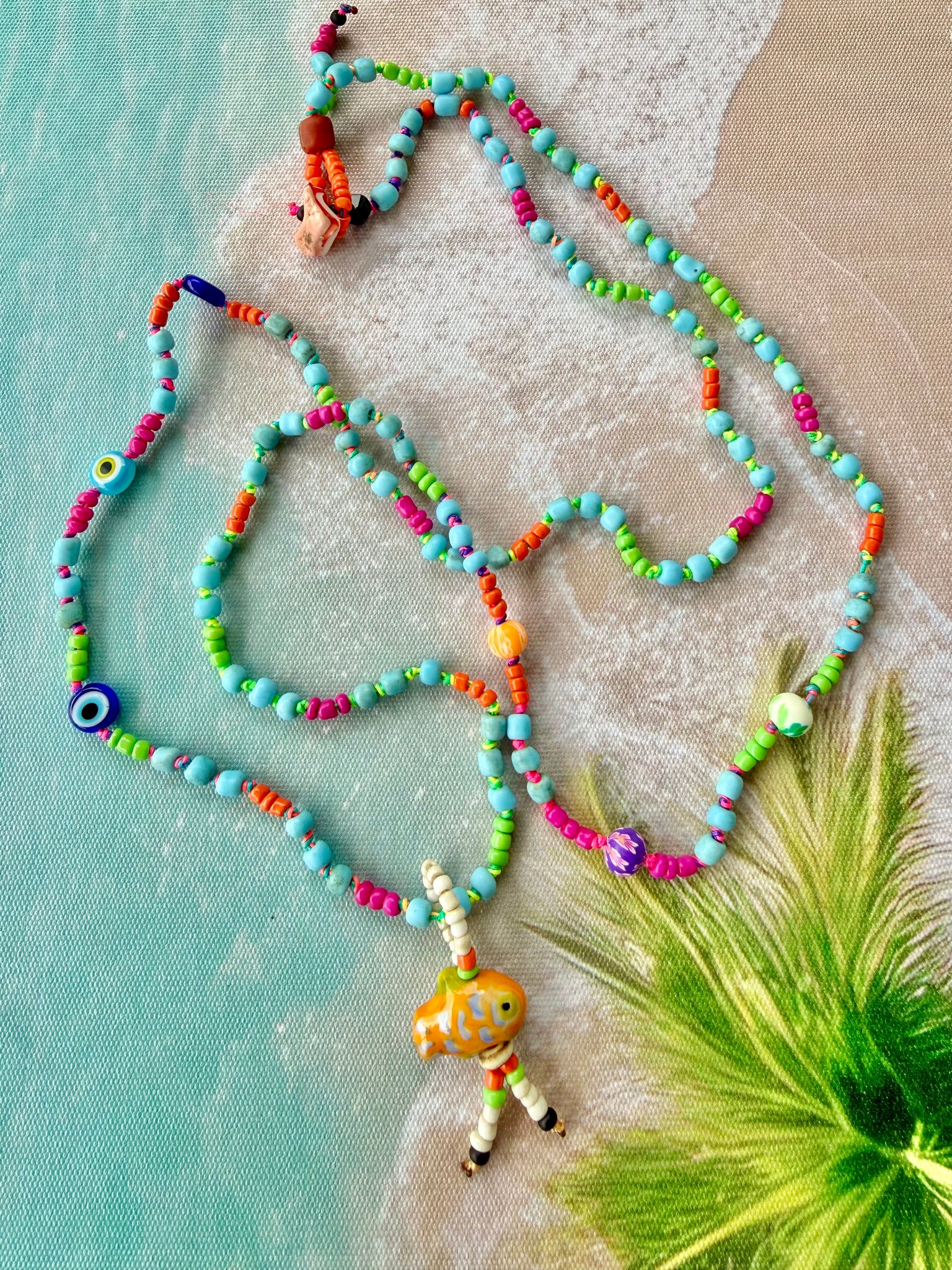 Coloured Boho Wrap Bracelet