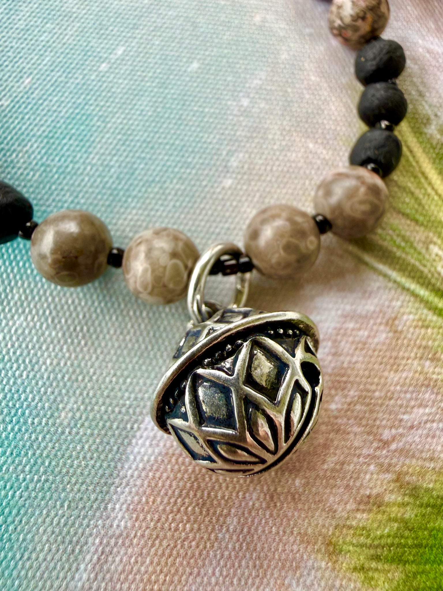 Tibetan Silver Bell Necklace