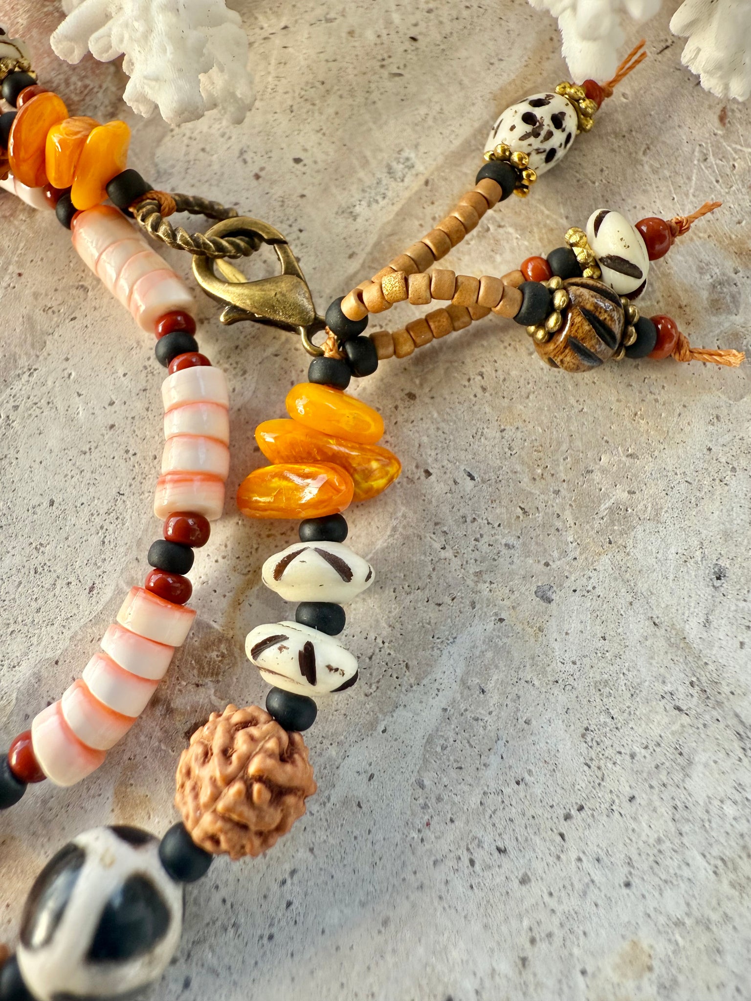 Orange Turtle Beach Boho Bracelet
