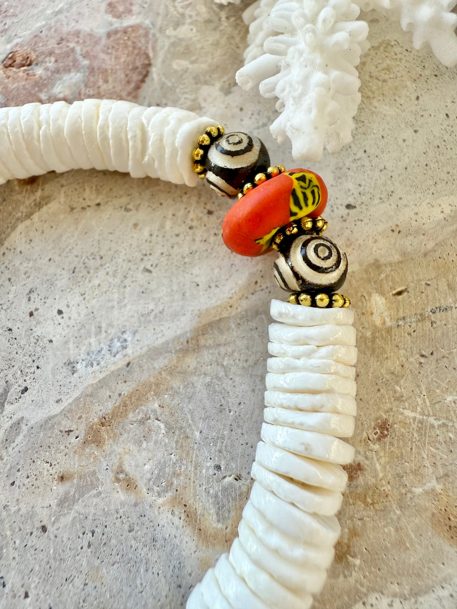 Golden Cowrie Shell Bracelet