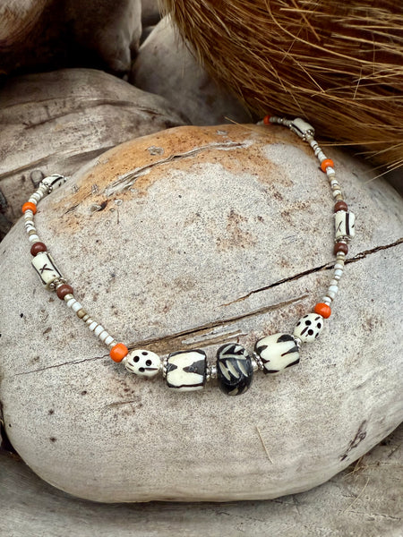 Sunkissed  Seed Bead Necklace