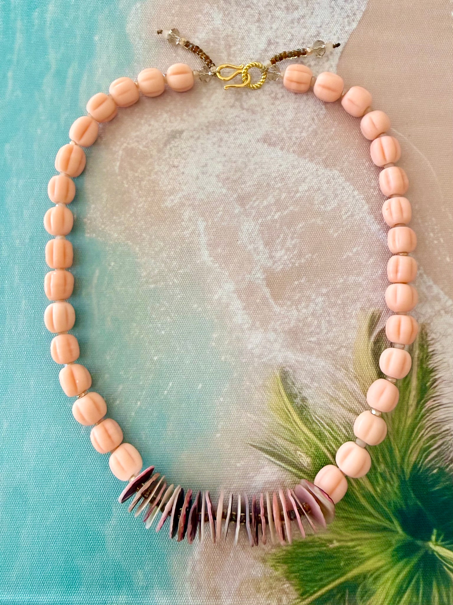 Blush Sands Boho Shell Necklace