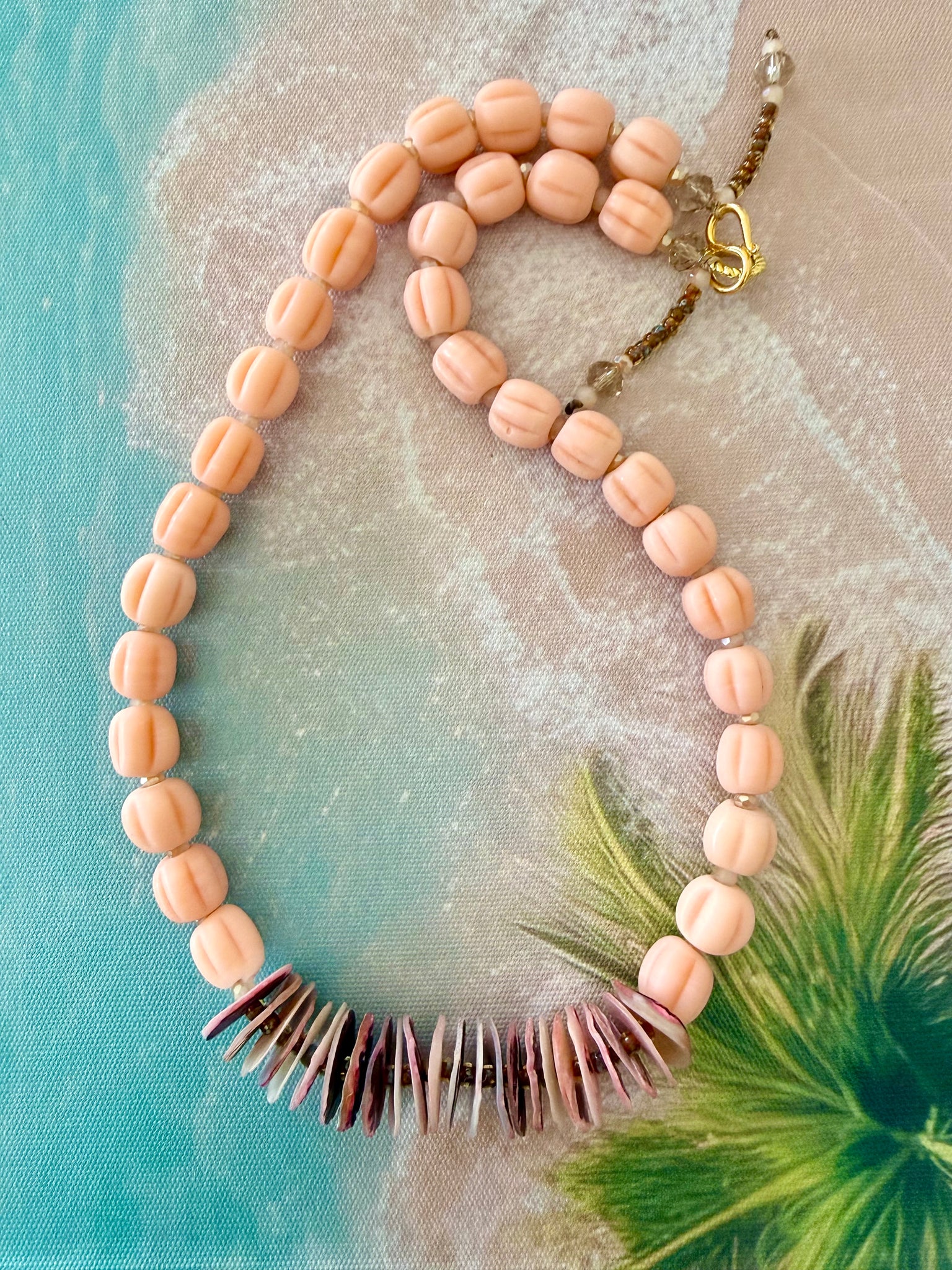 Blush Sands Boho Shell Necklace