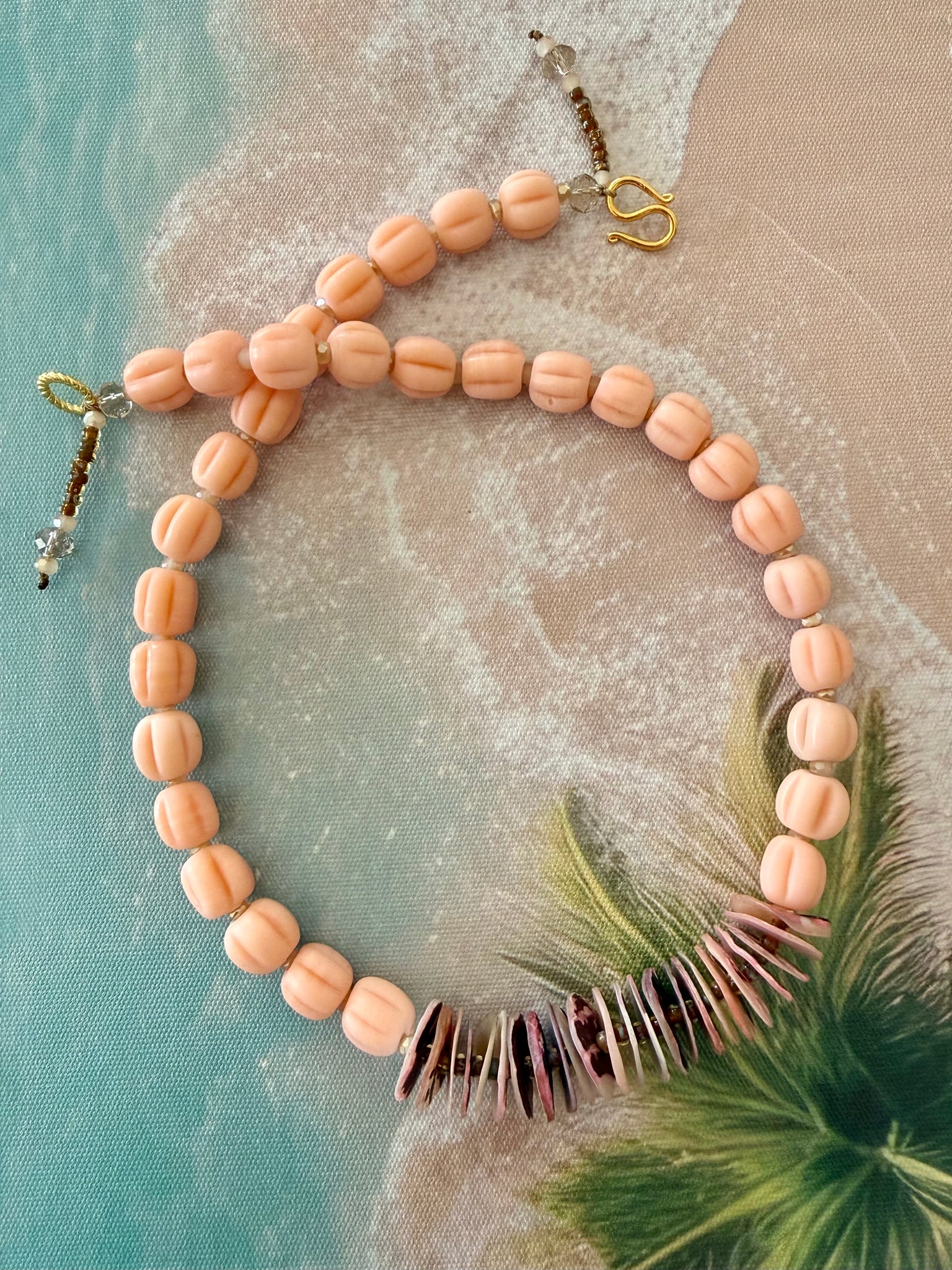 Blush Sands Boho Shell Necklace