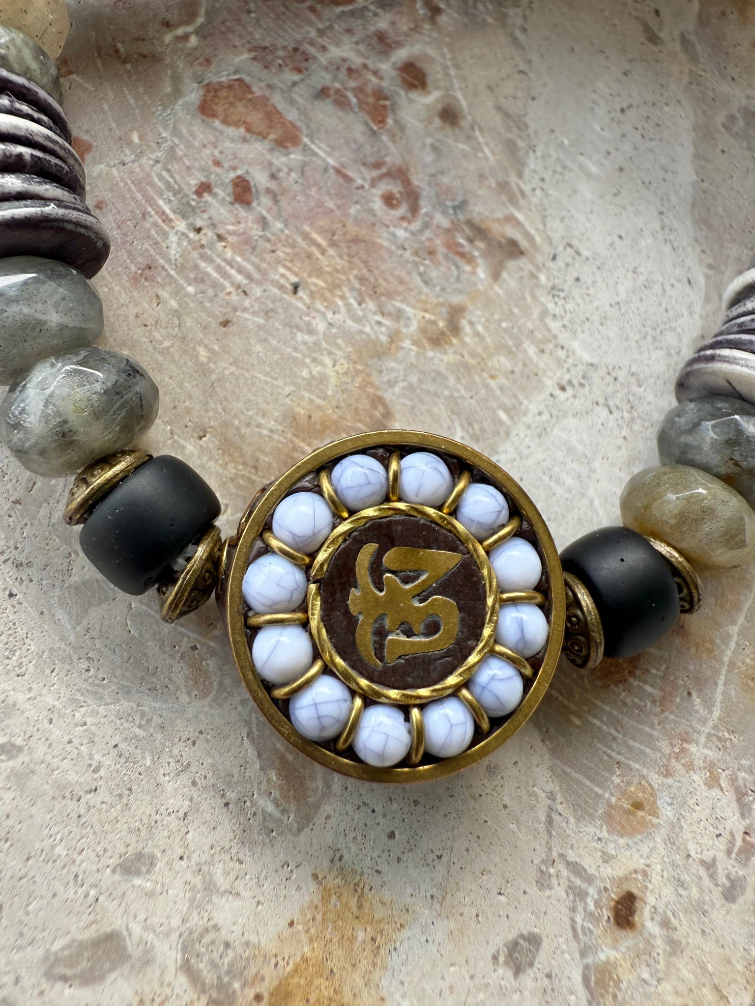 Meditation Om Spirit Men's Bracelet