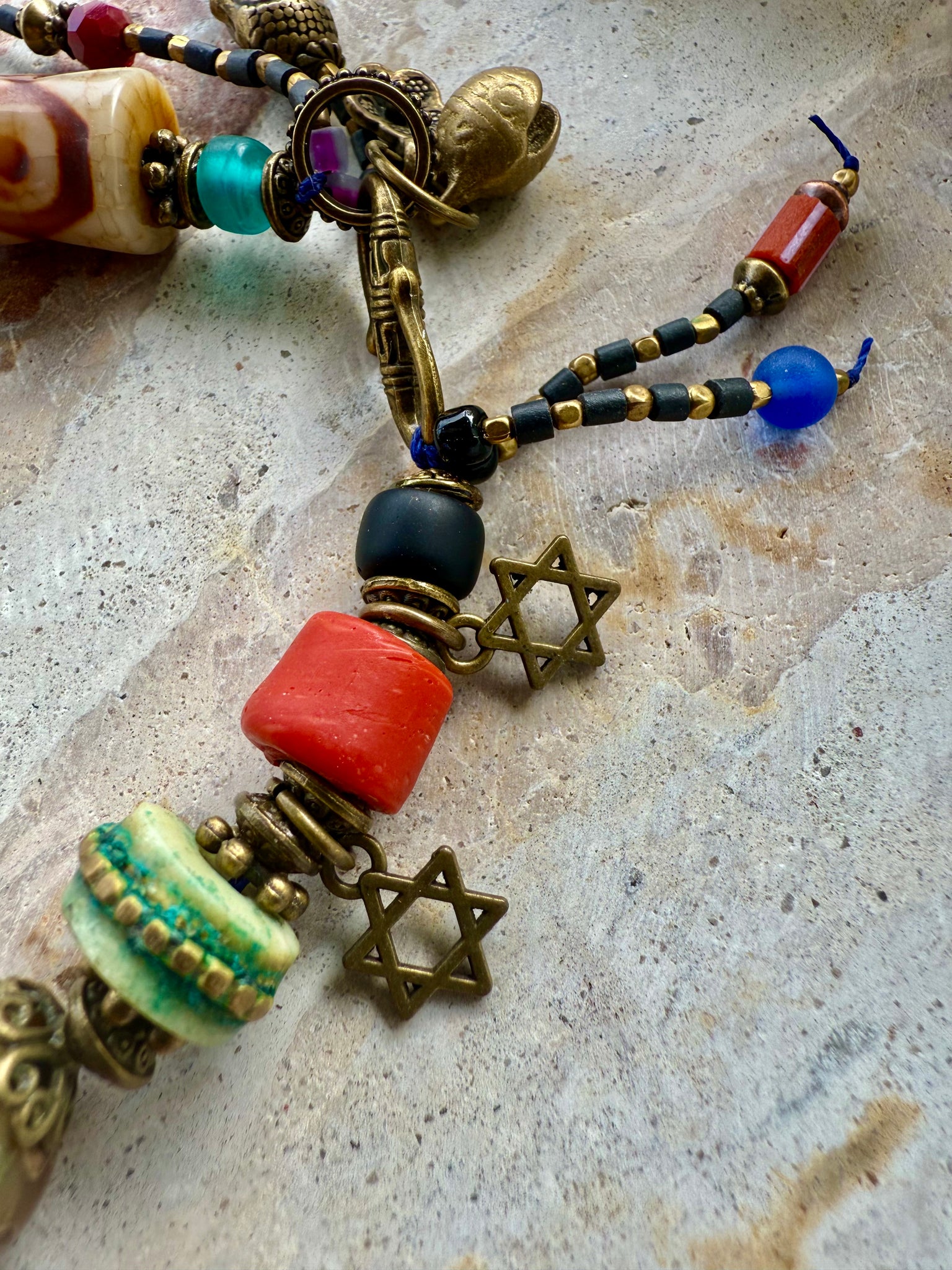 Vintage Tibetan Stone Bracelet