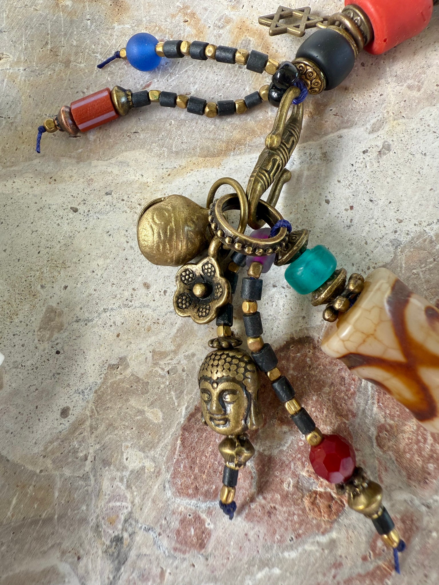 Vintage Tibetan Stone Bracelet