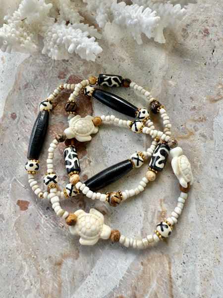 Beachie African Tribal Seed Bead Bracelets