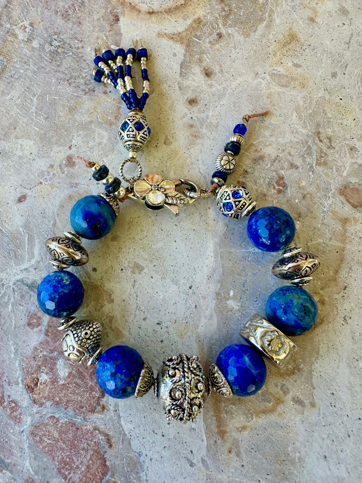 Indian Blue Stone Bracelet