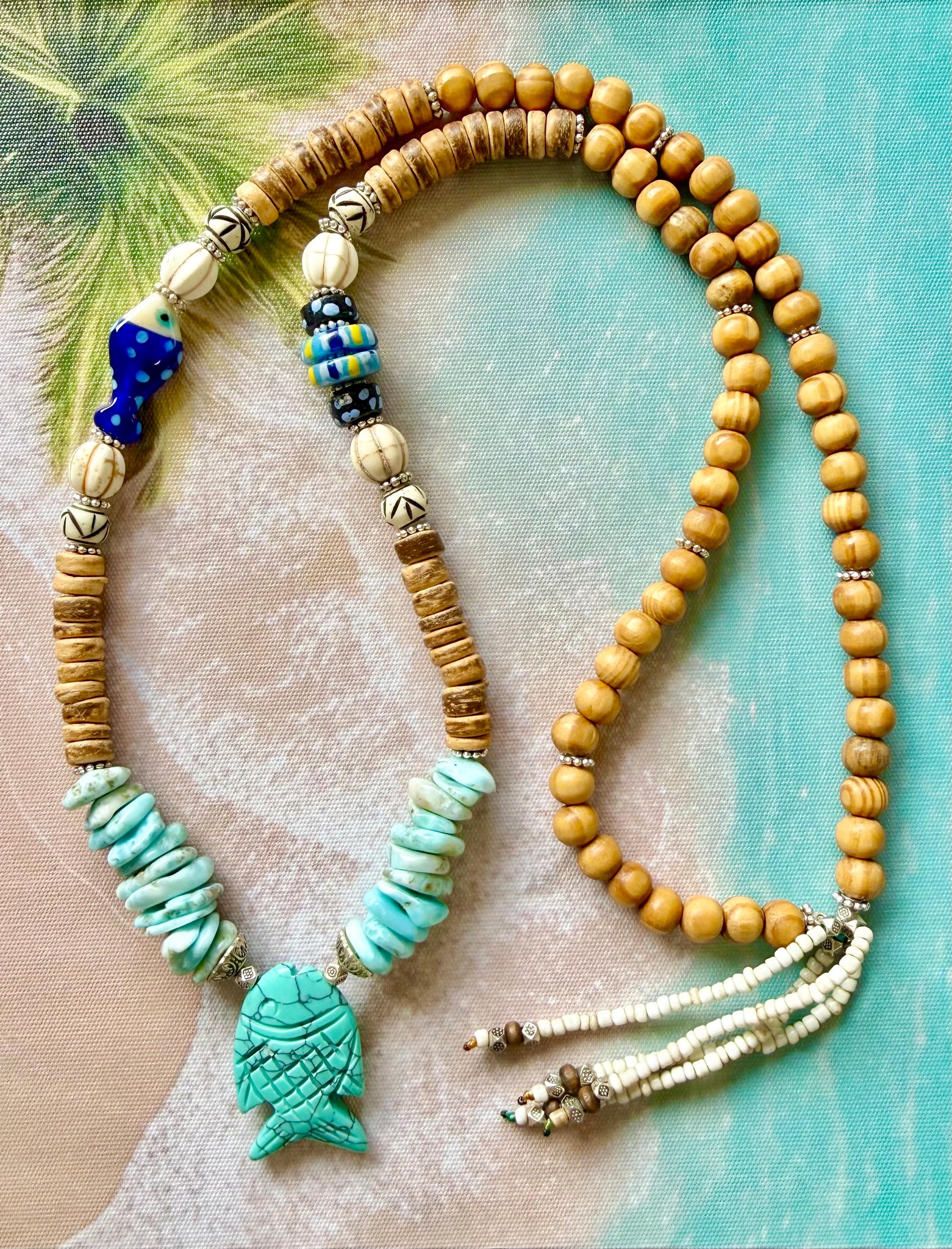 Beach Island Soul Fish Necklace