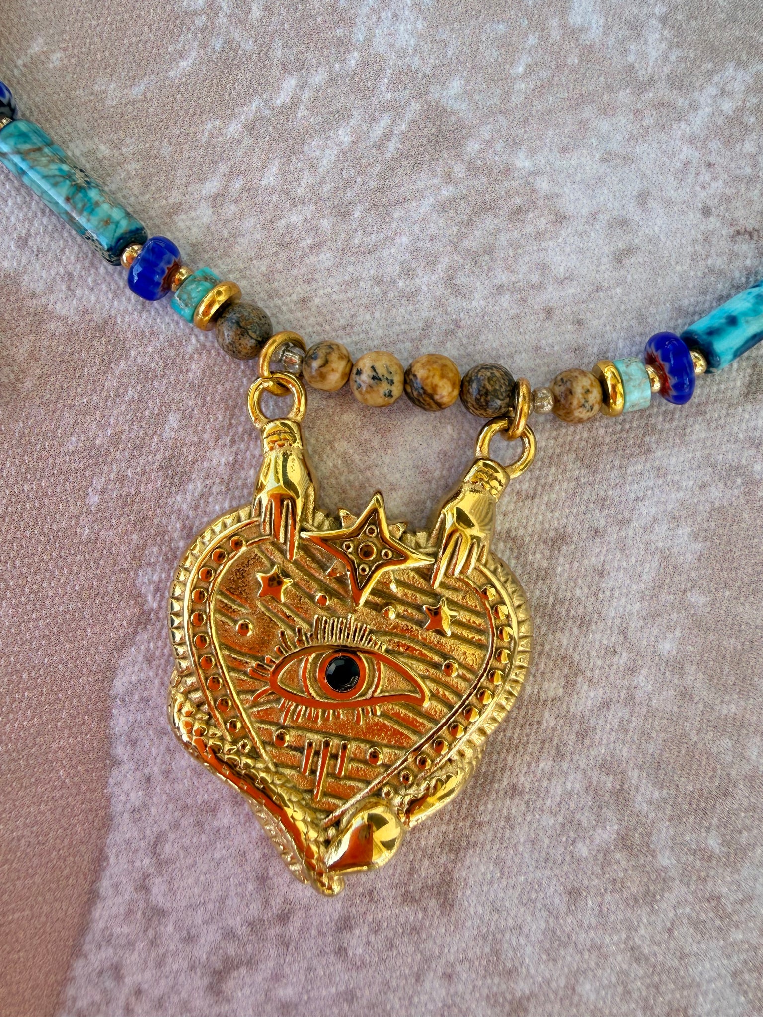 Evil Eye Treasure Necklace