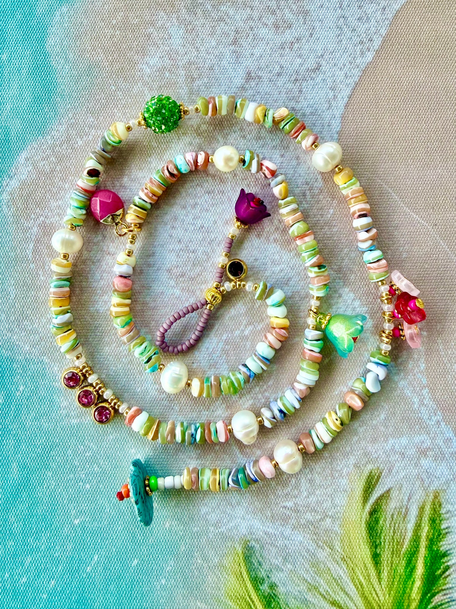 Coastal Shell - Hawaiian Pearl Wrap Bracelet