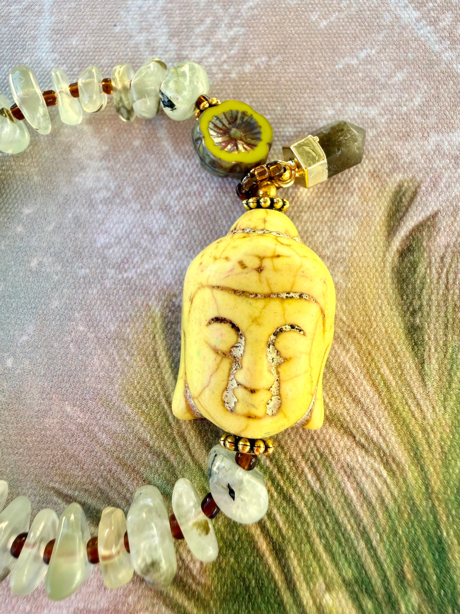 Bali Buddha Spirit Gemstone Bracelet