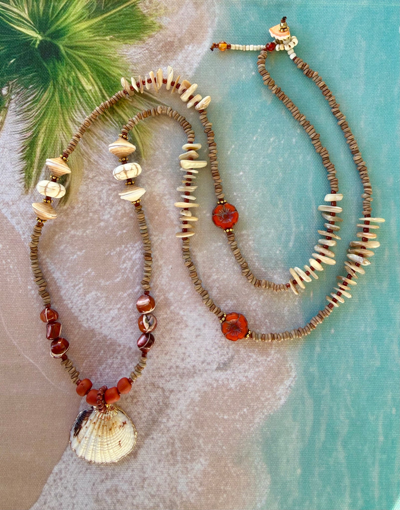 Bali Shell Ocean Treasure Necklace