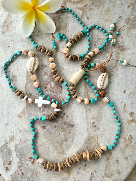 Boho Shell Knotted Necklace