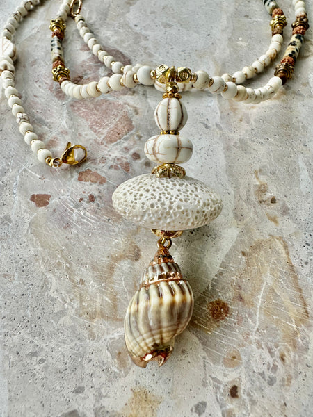 Beachie Boho Shell Necklace