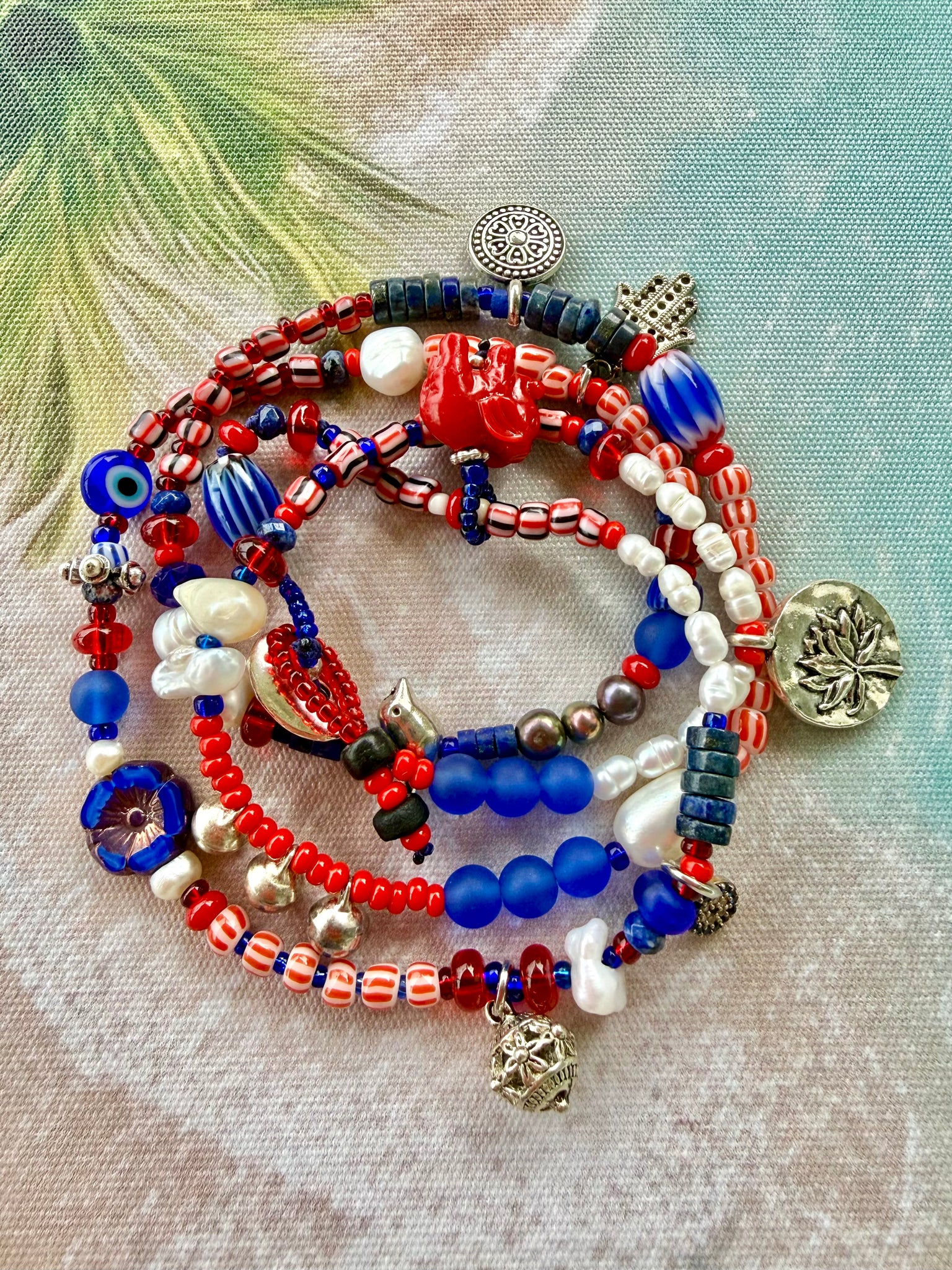 Charm Seaside Beaded Bracelet