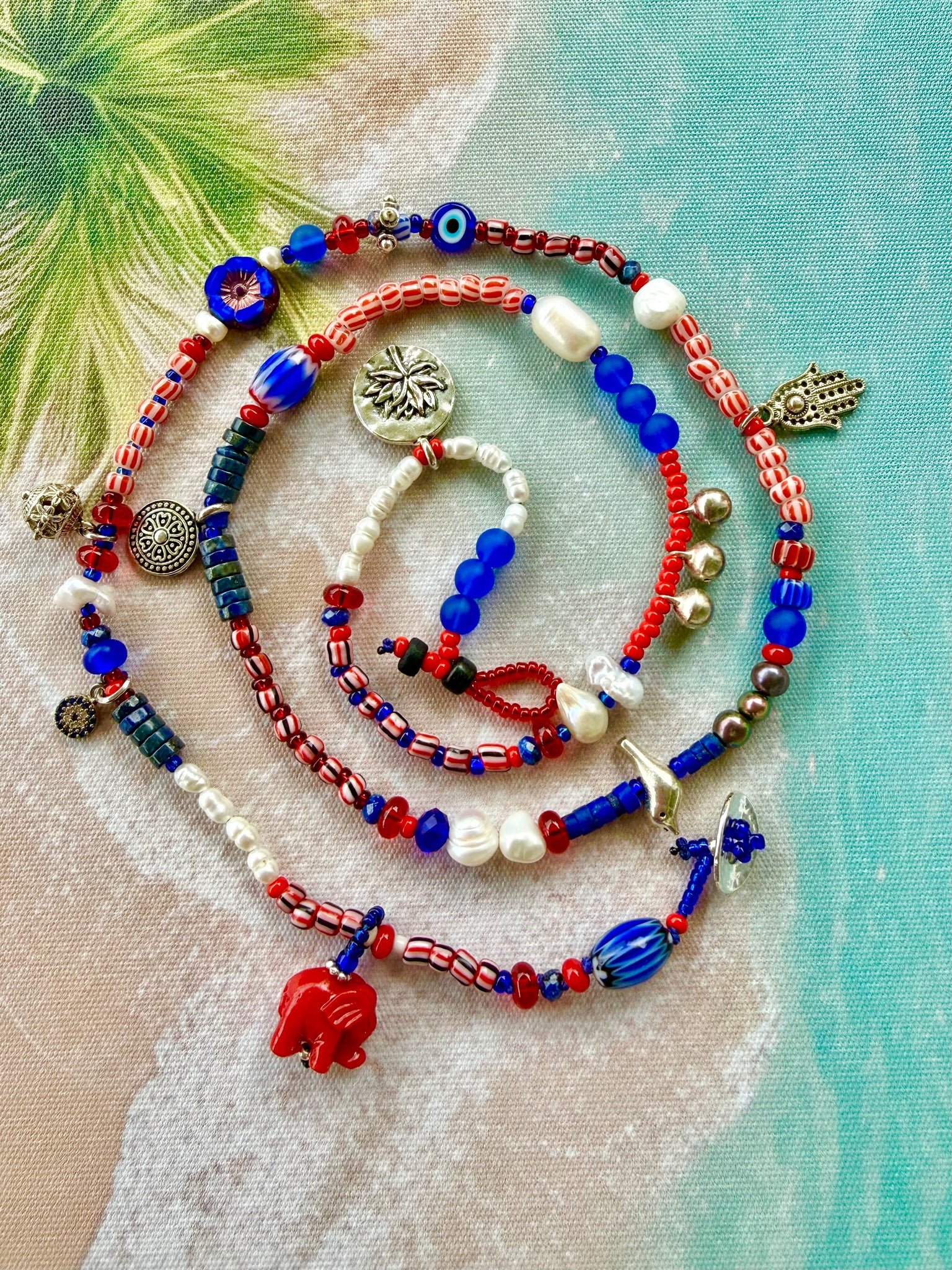 Charm Seaside Beaded Bracelet