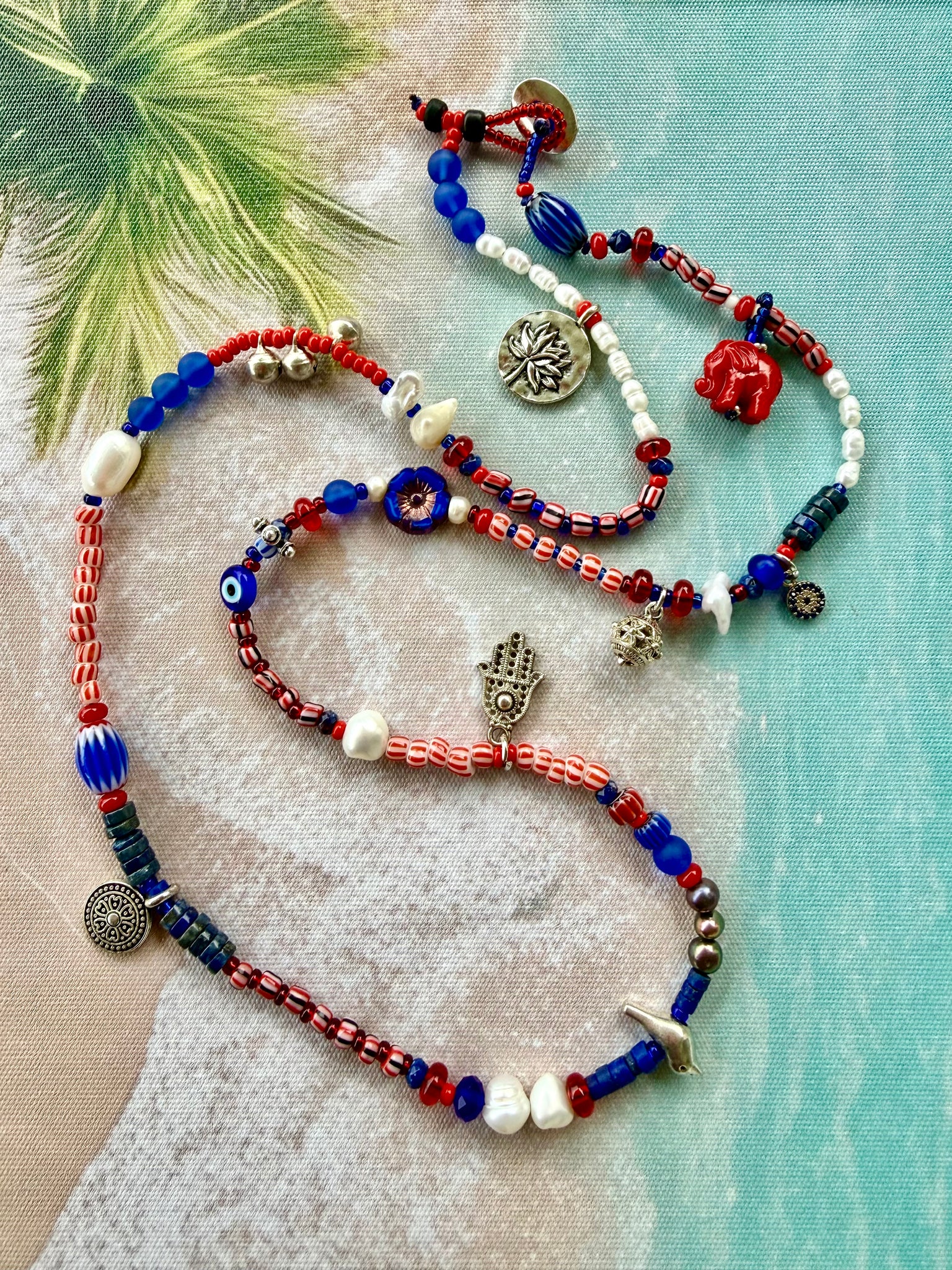 Charm Seaside Beaded Bracelet