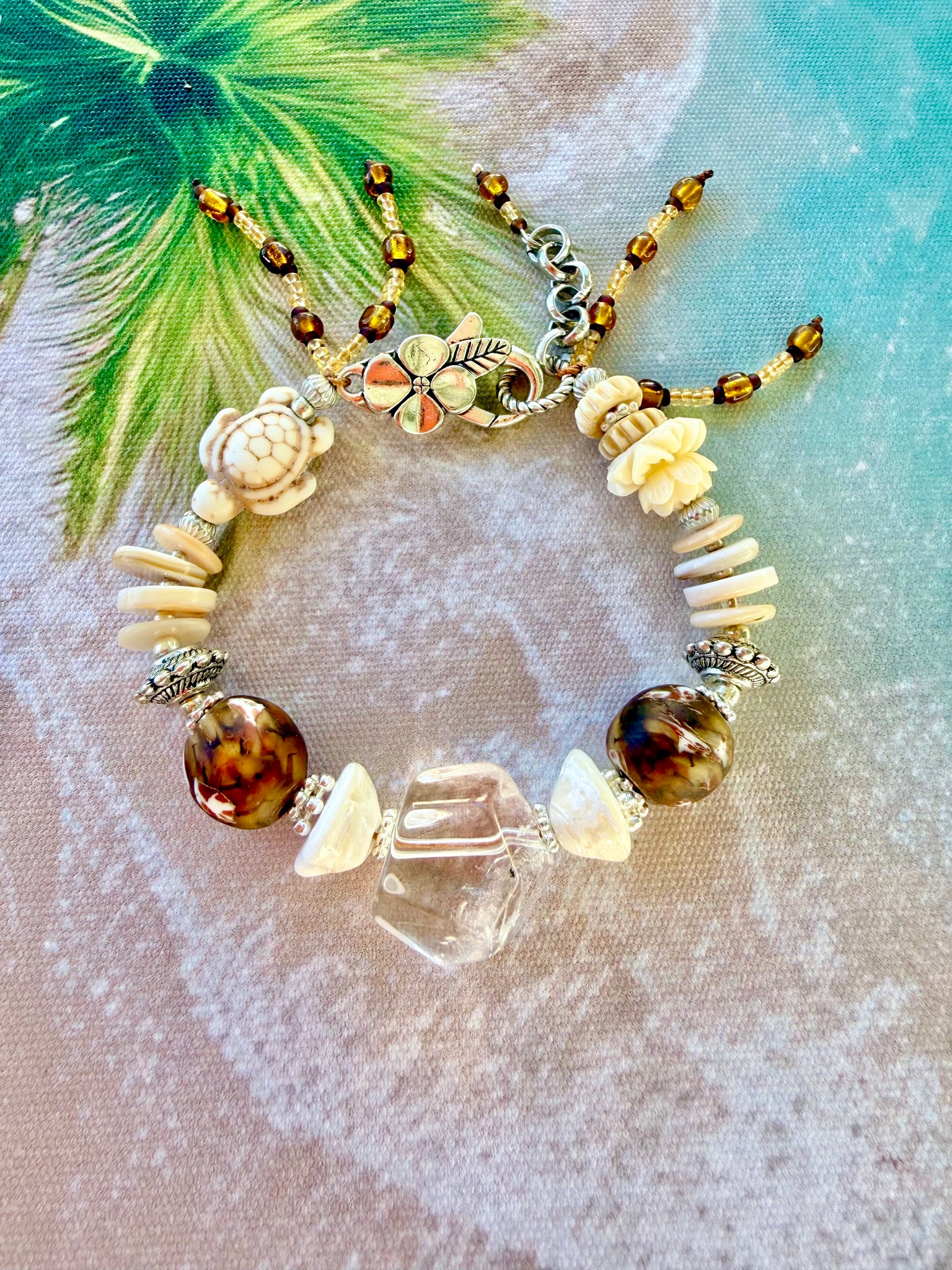 Boho Quartz Crystal Spirit Bracelet