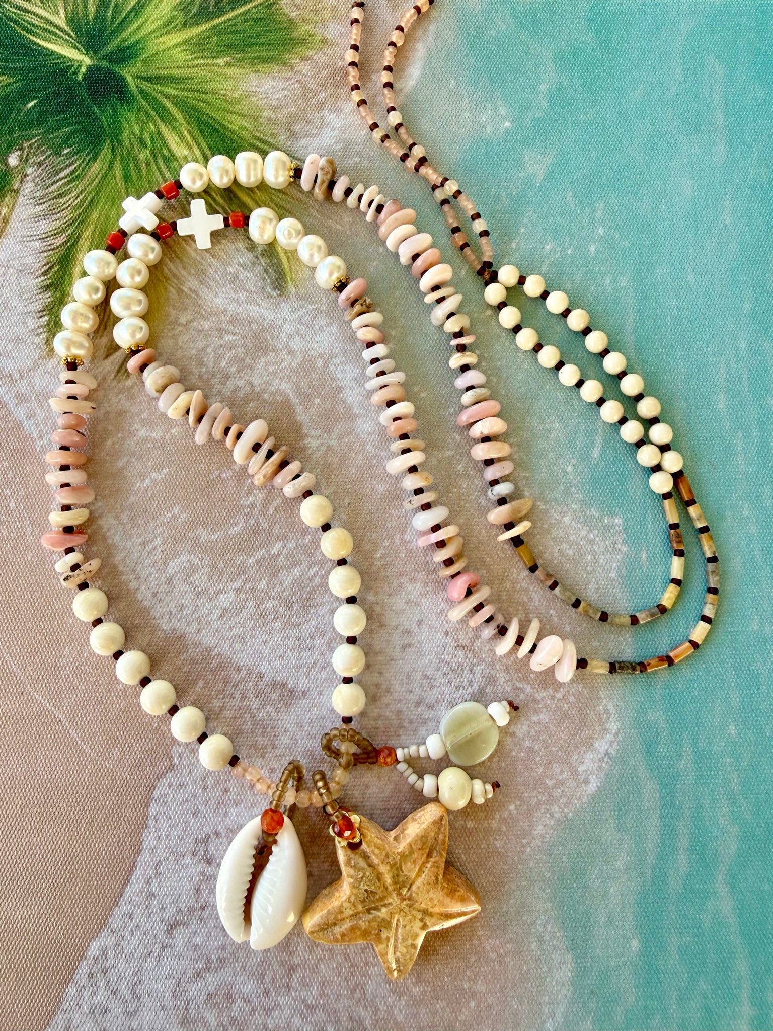 Island Starfish Shell Necklace
