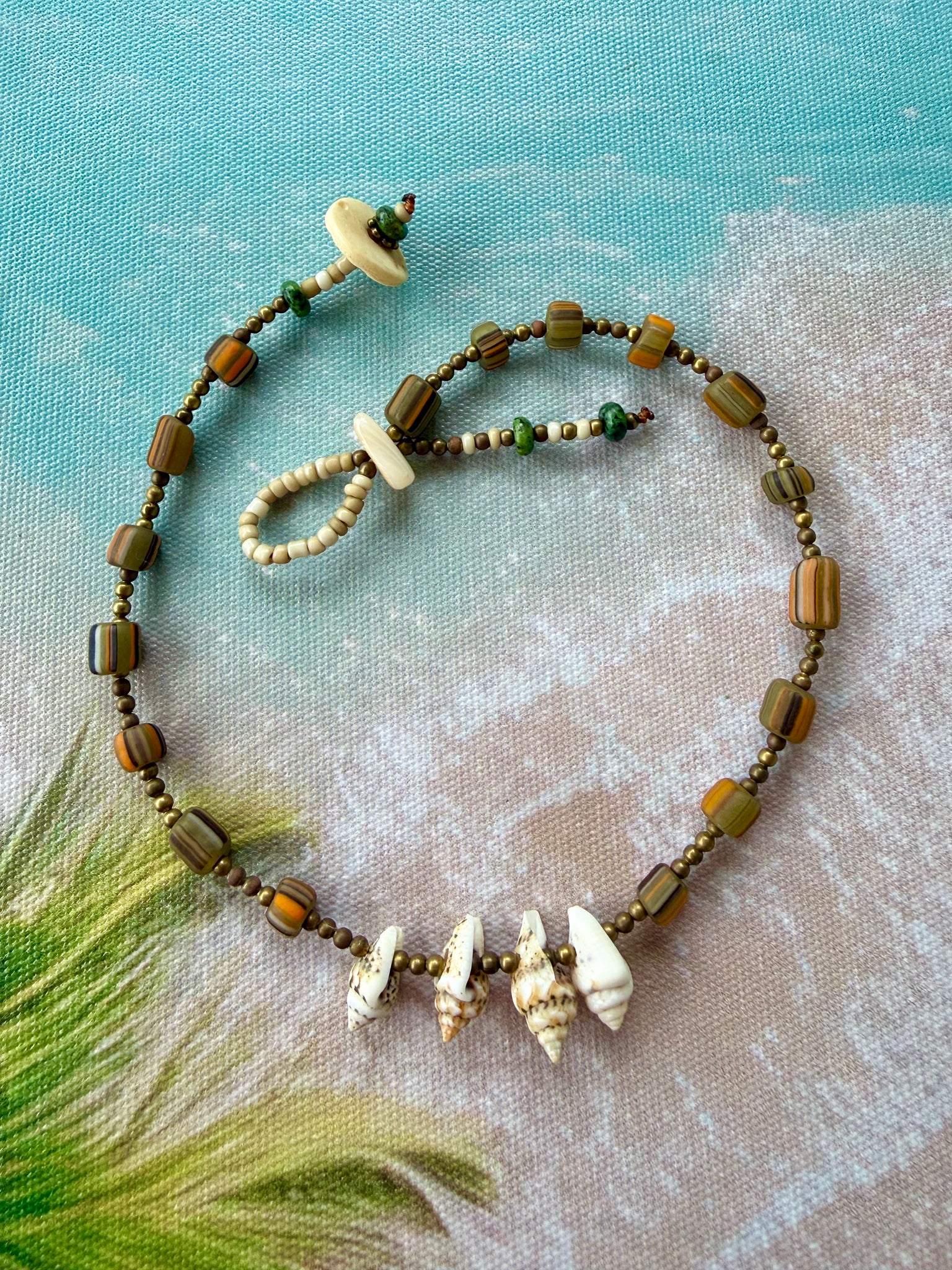Bali Sun-kissed Shell Anklet