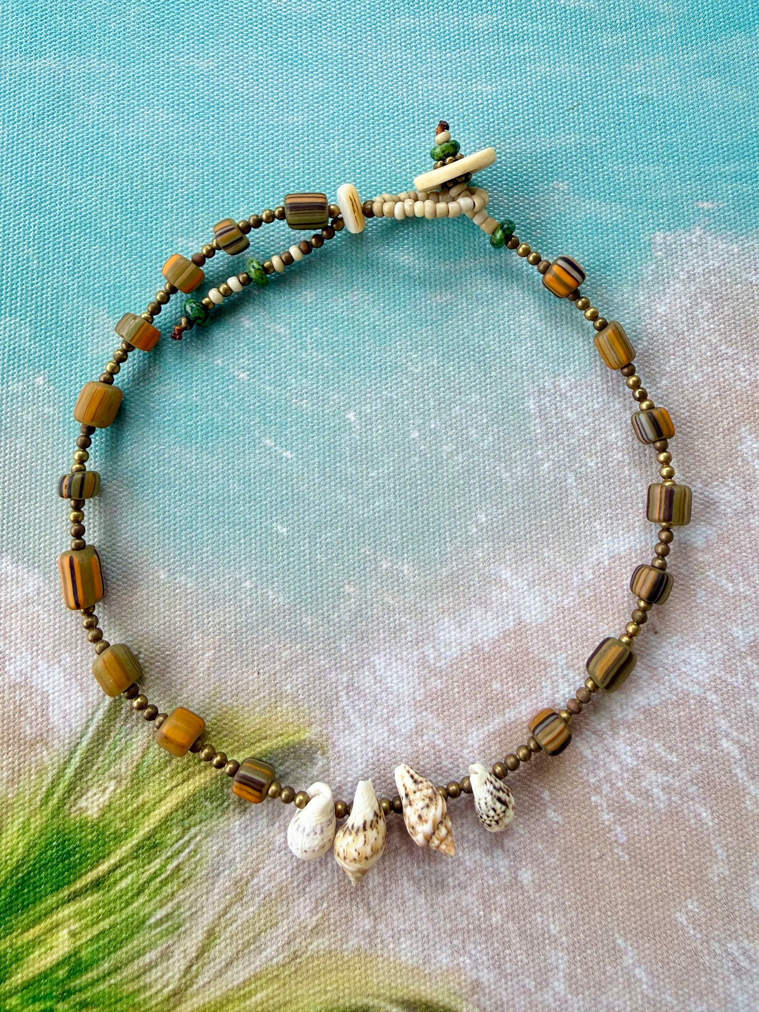 Bali Sun-kissed Shell Anklet