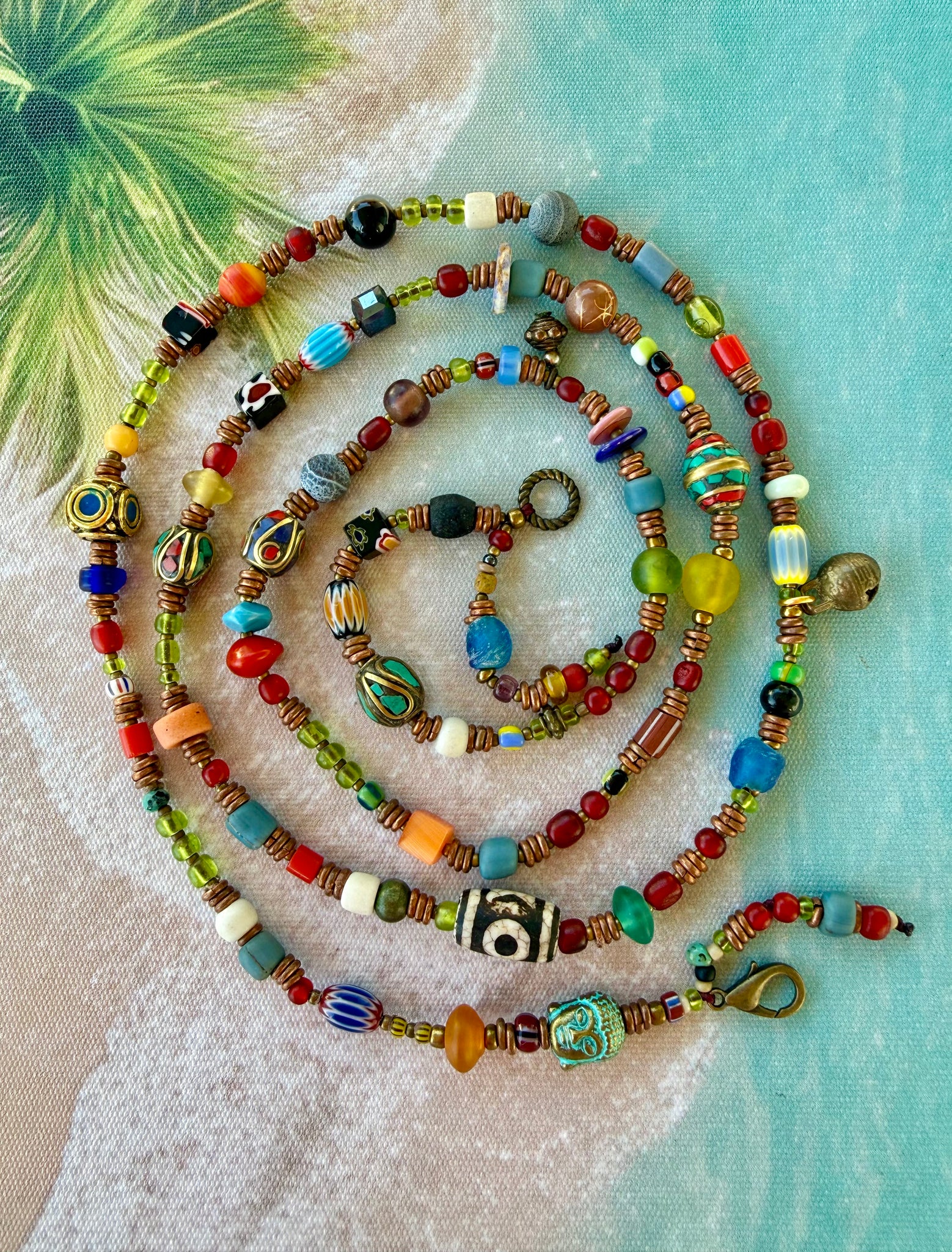 Artisan Tibetan Vintage Wrap Bracelet - Necklace