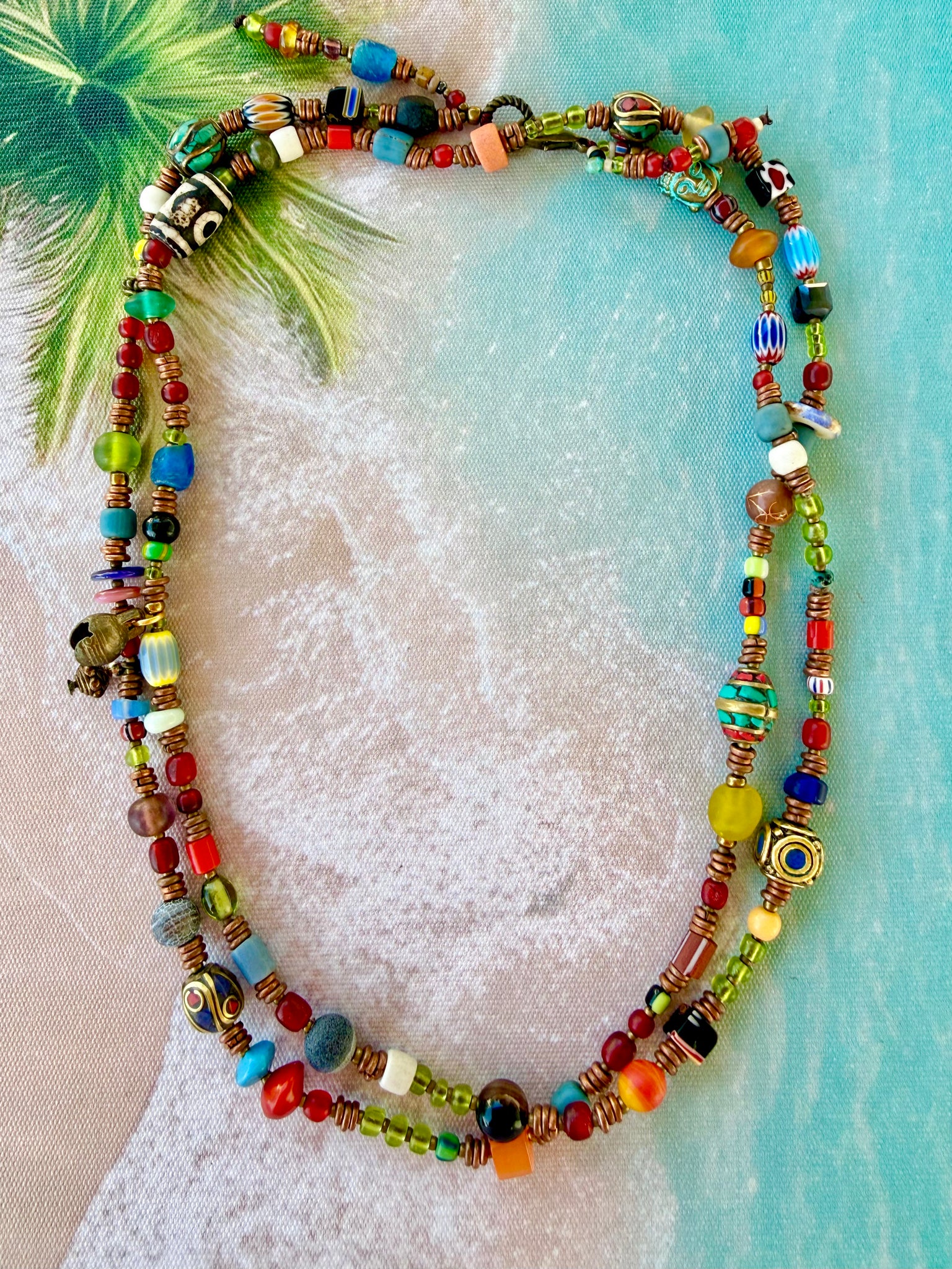 Artisan Tibetan Vintage Wrap Bracelet - Necklace